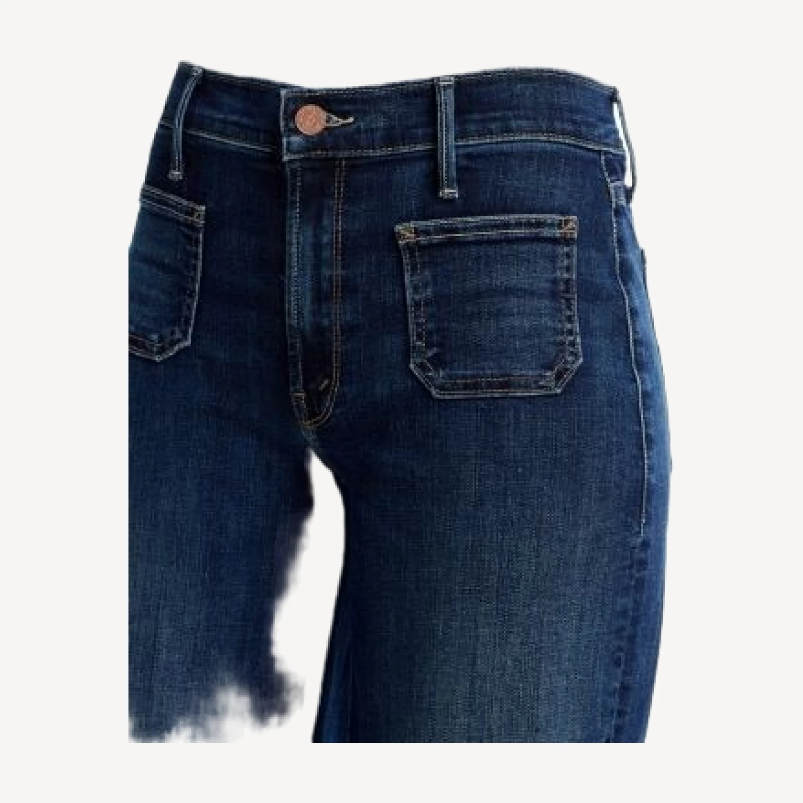 Mother Maven Mid Rise Wide Leg Jeans