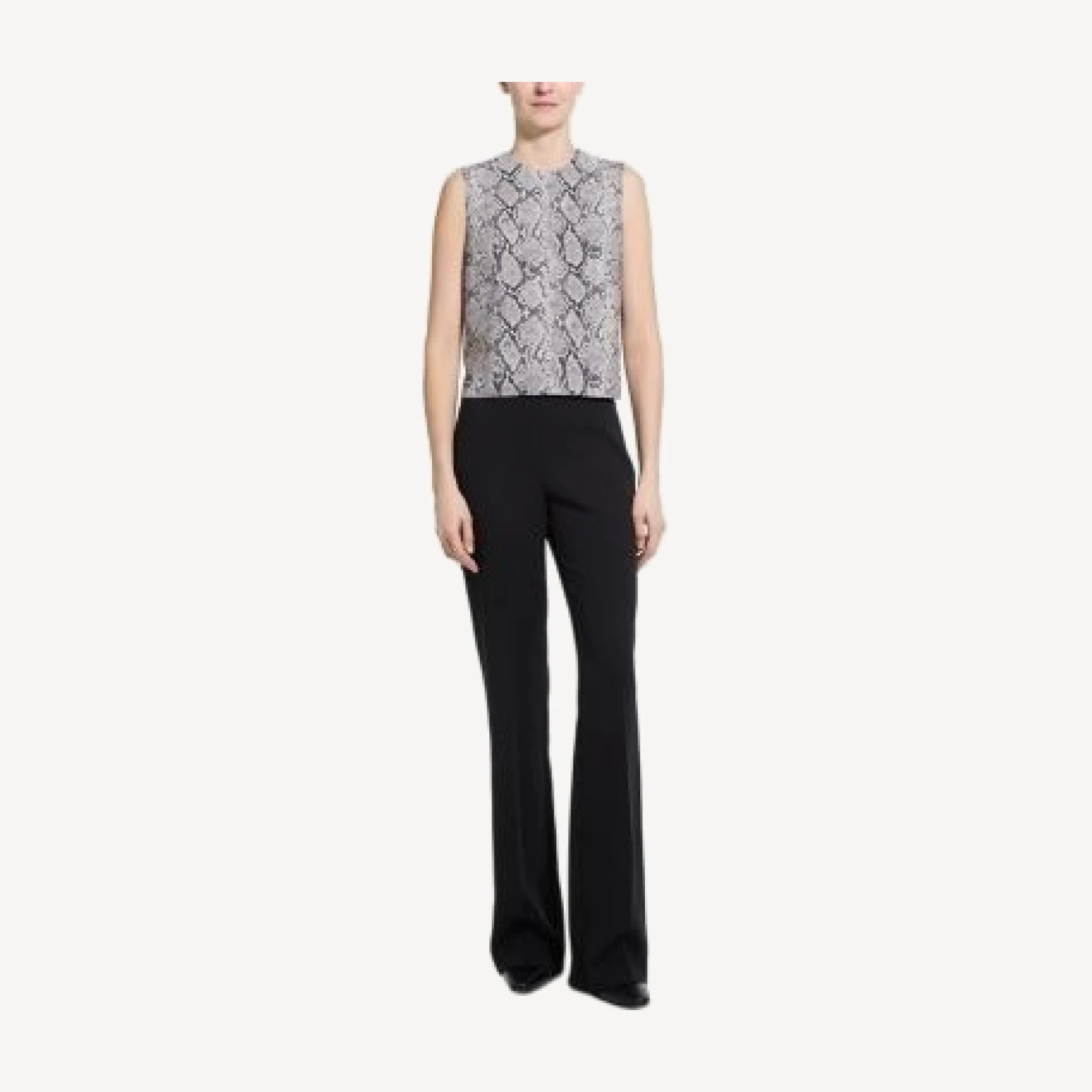 Theory Stretch Wool Printed Shell