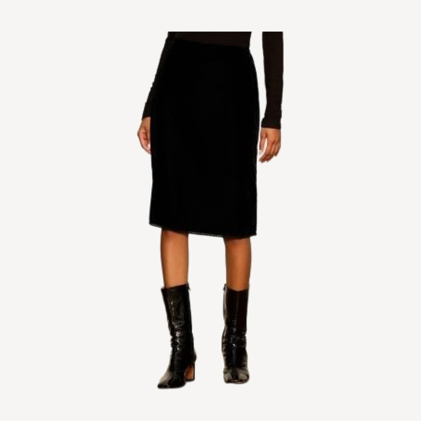 Sanctuary Layla Velvet Pencil Skirt