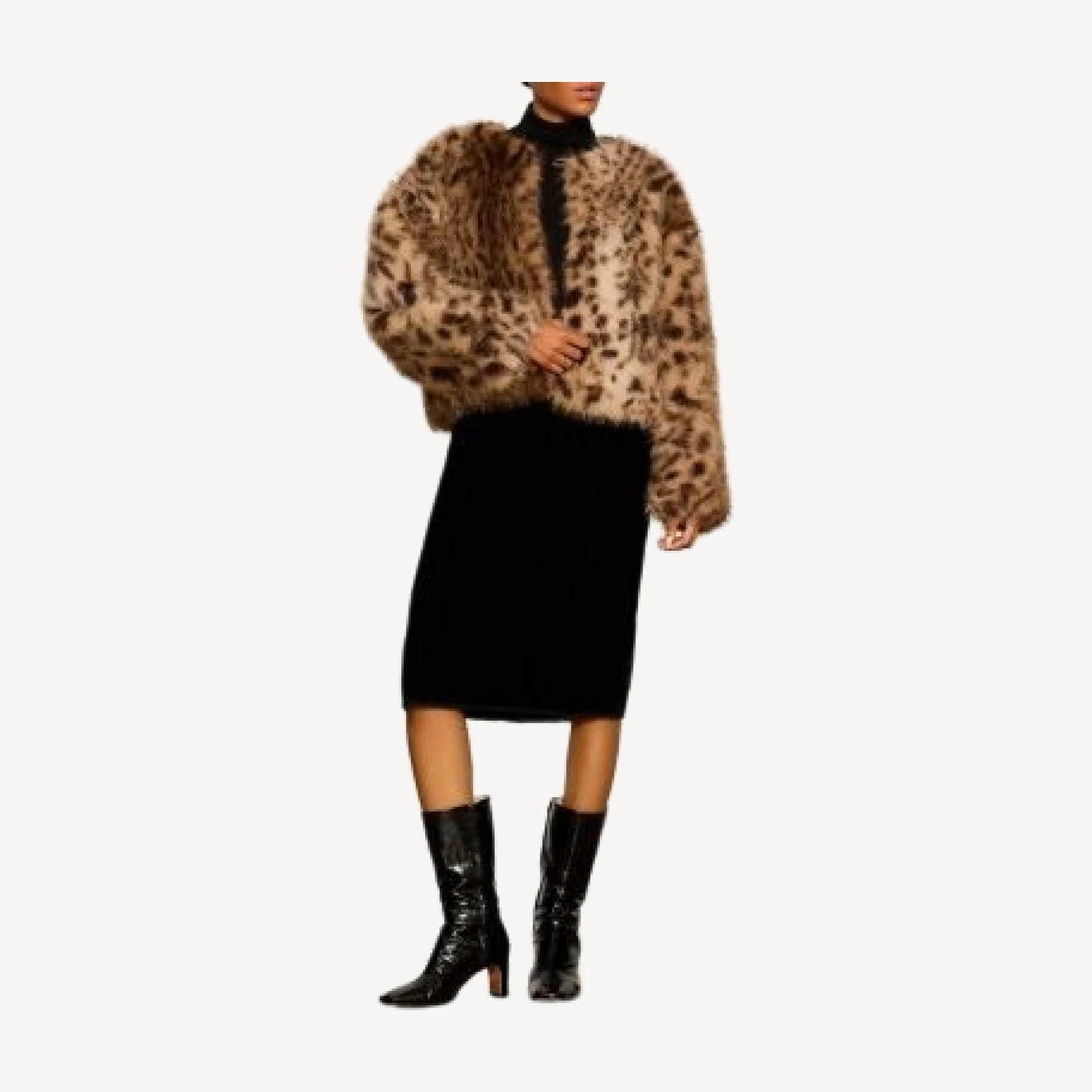 Sanctuary Layla Velvet Pencil Skirt