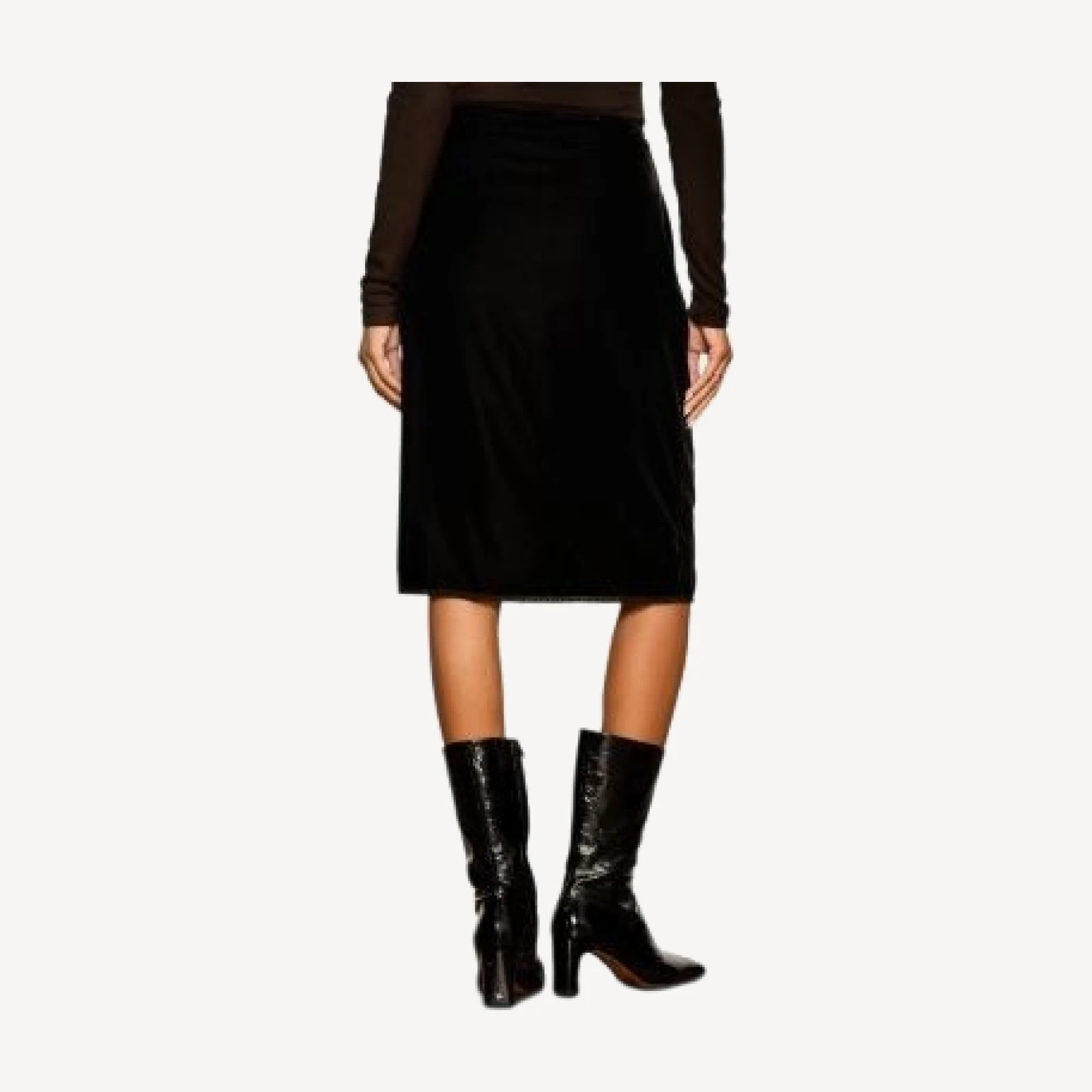 Sanctuary Layla Velvet Pencil Skirt