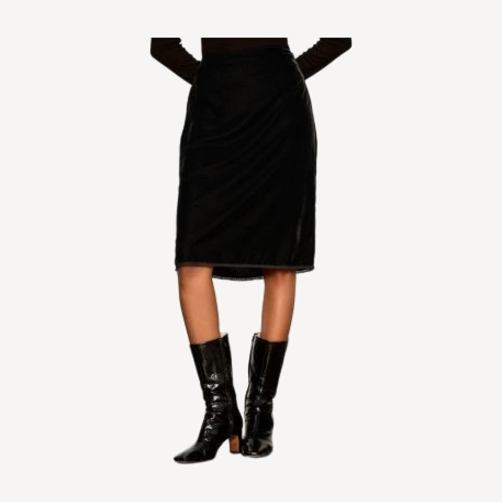 Sanctuary Layla Velvet Pencil Skirt
