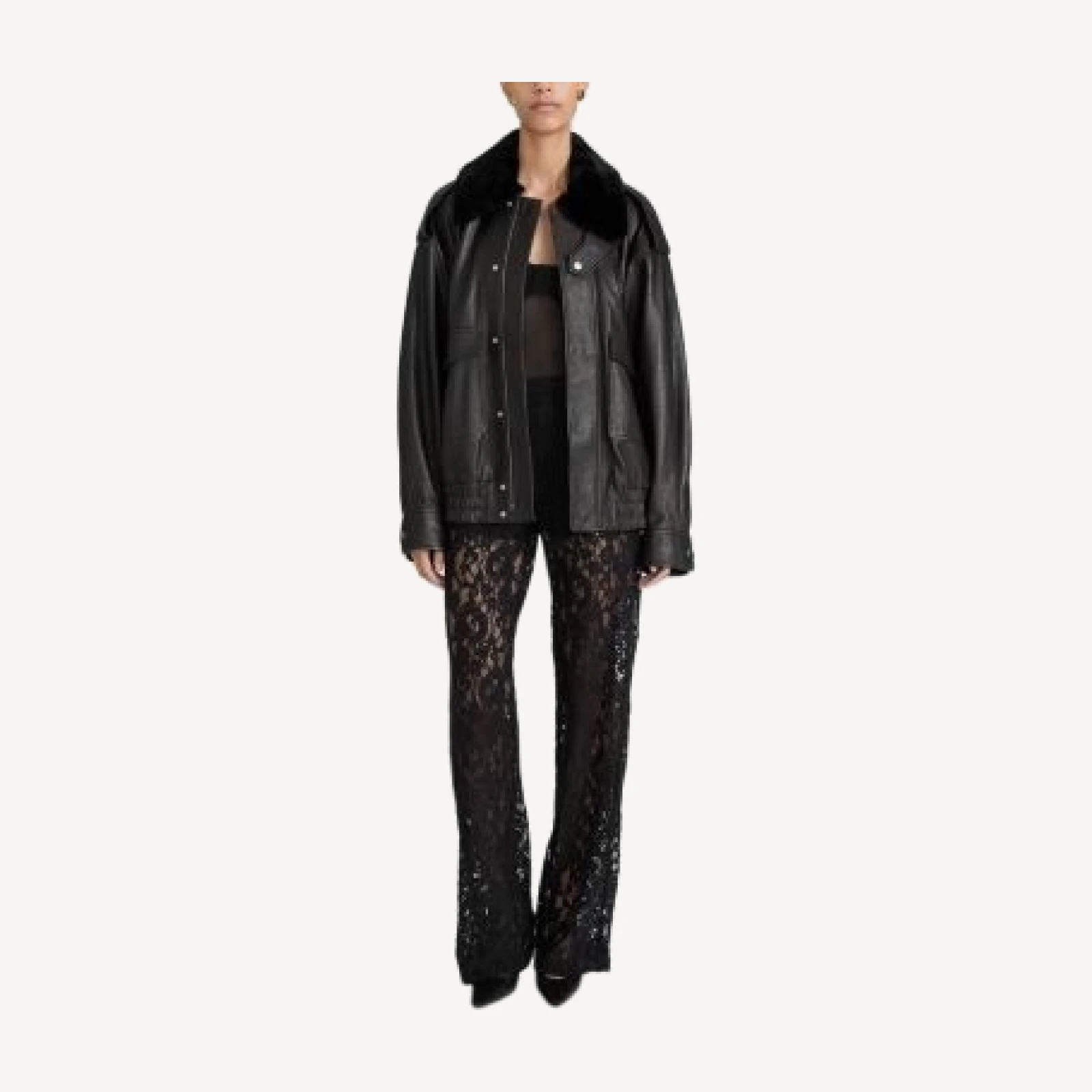 Frame The Lace Wide Leg Pants