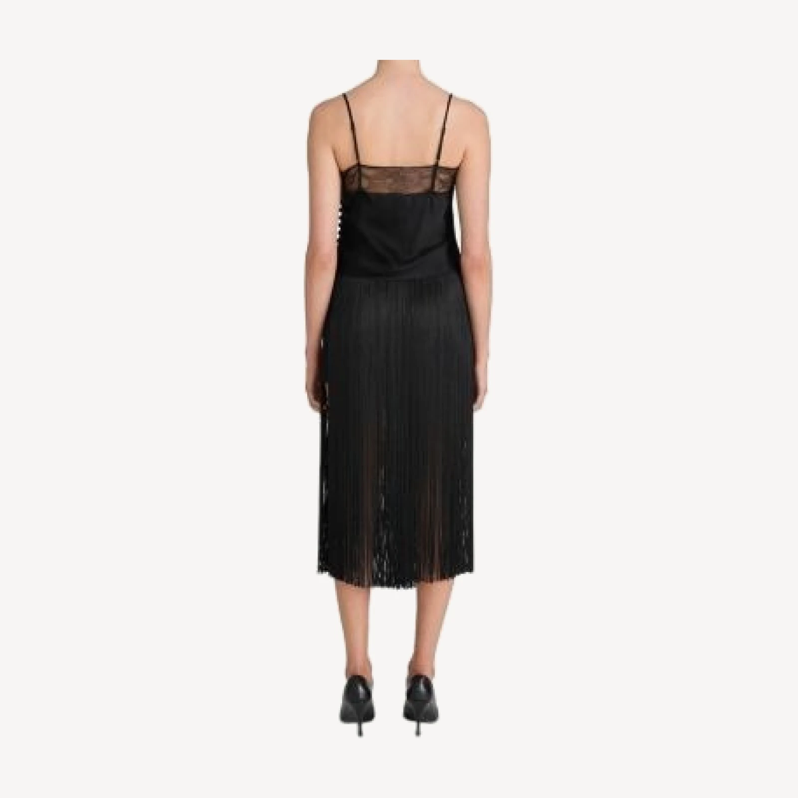 Frame The Fringe Silk Midi Skirt