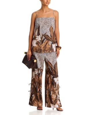 Kobi Halperin Orla Printed Wide Leg Pants