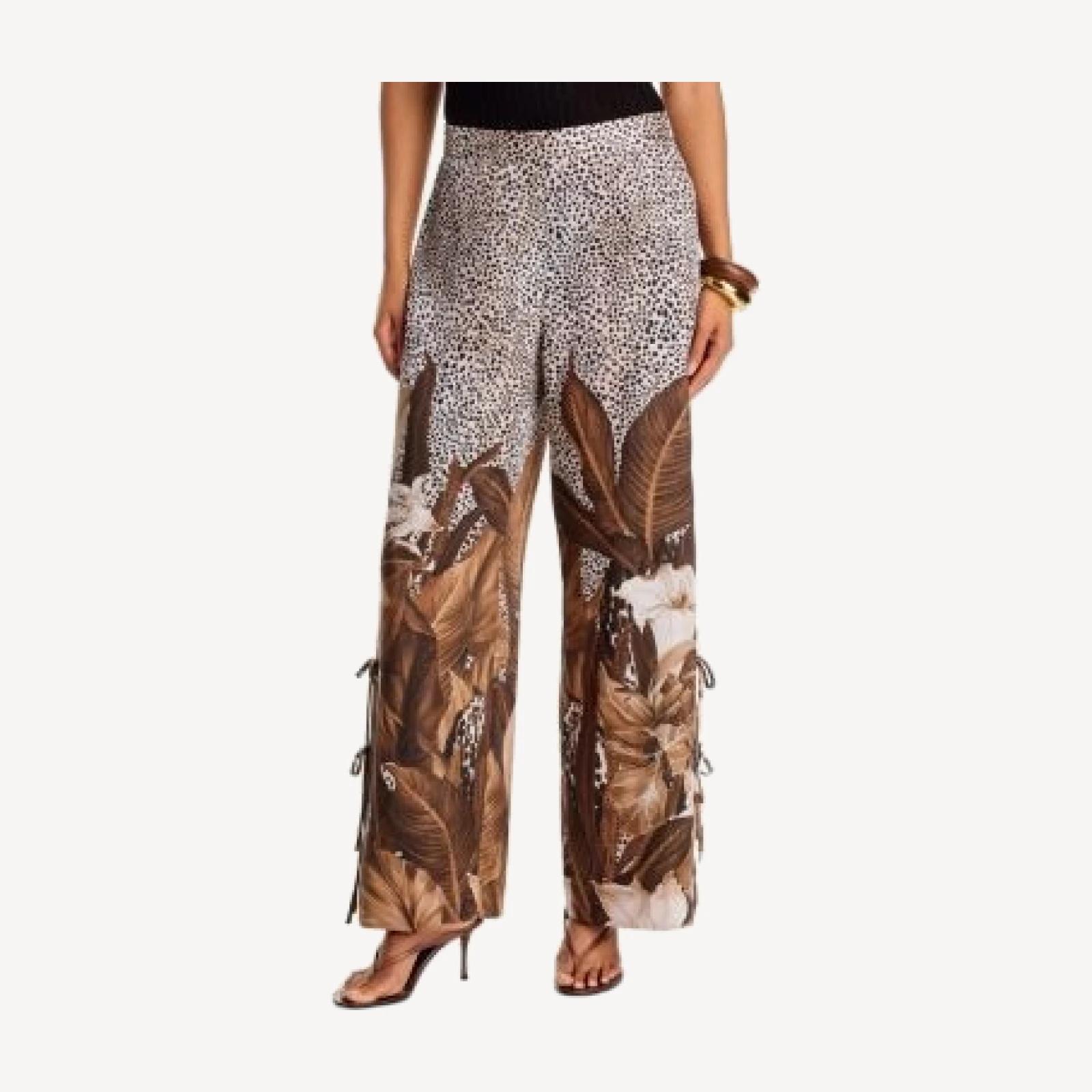 Kobi Halperin Orla Printed Wide Leg Pants
