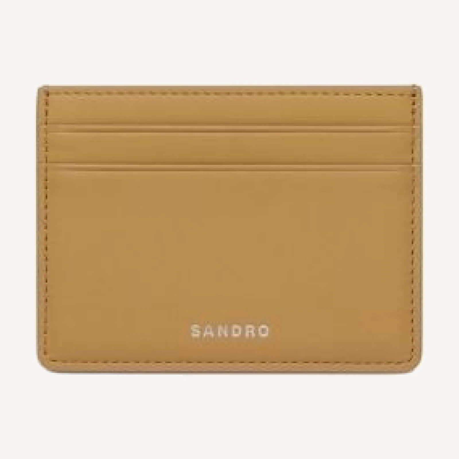 Sandro Leather Logo Card Holder