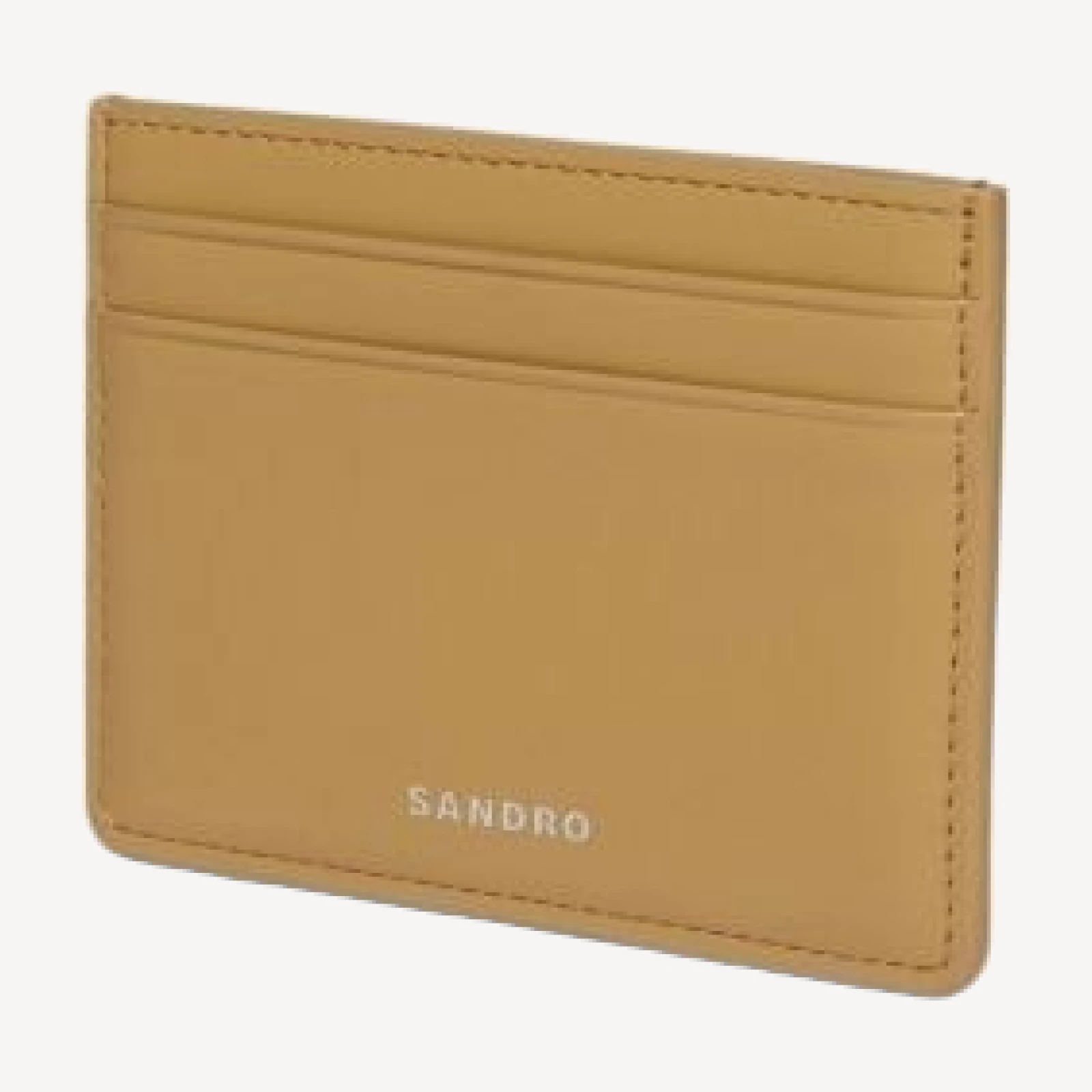 Sandro Leather Logo Card Holder