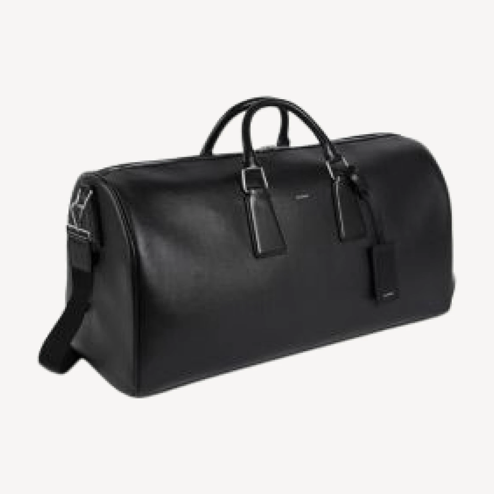 Sandro Leather Weekender Bag