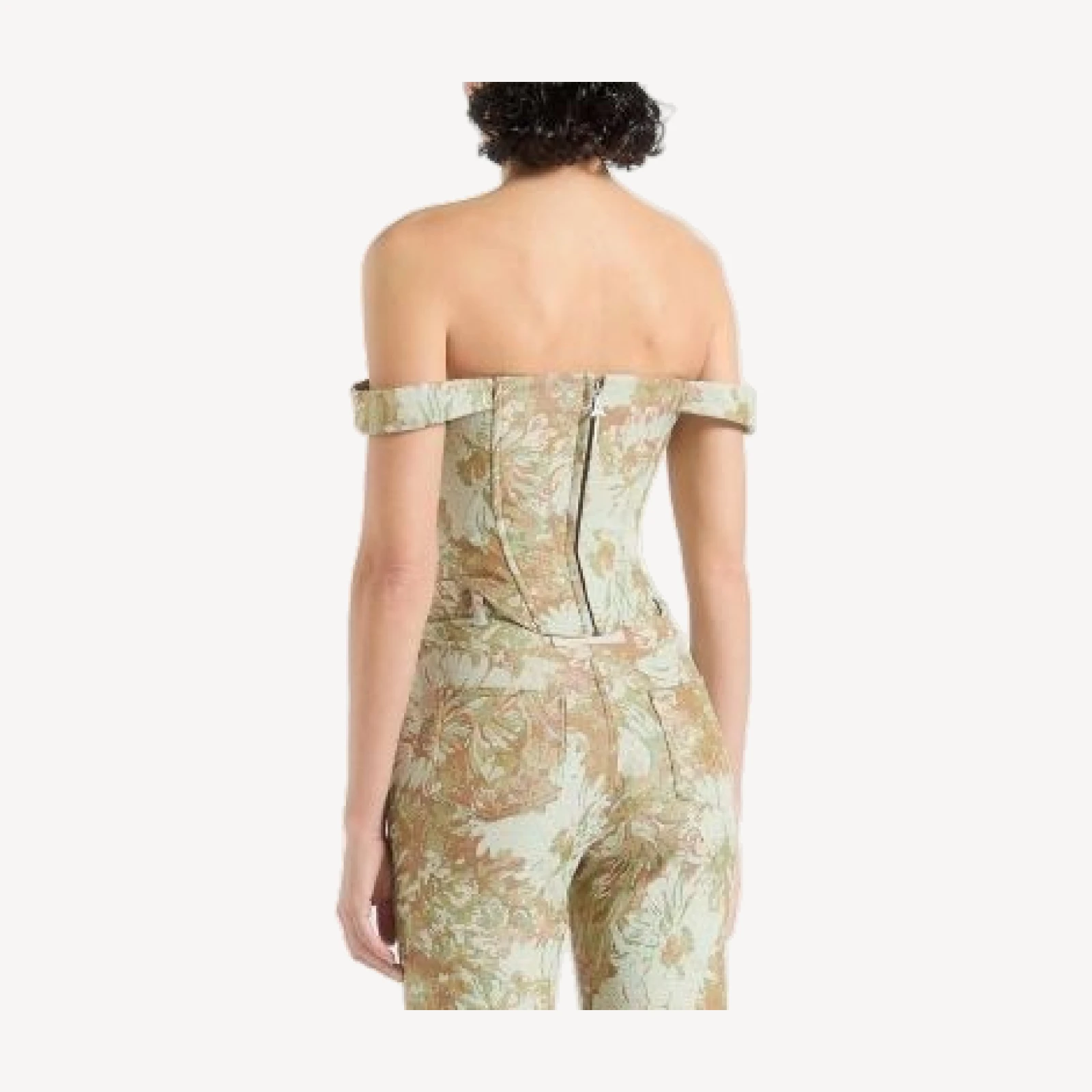 Maniere De Voir Bonnie Jacquard Corset Top