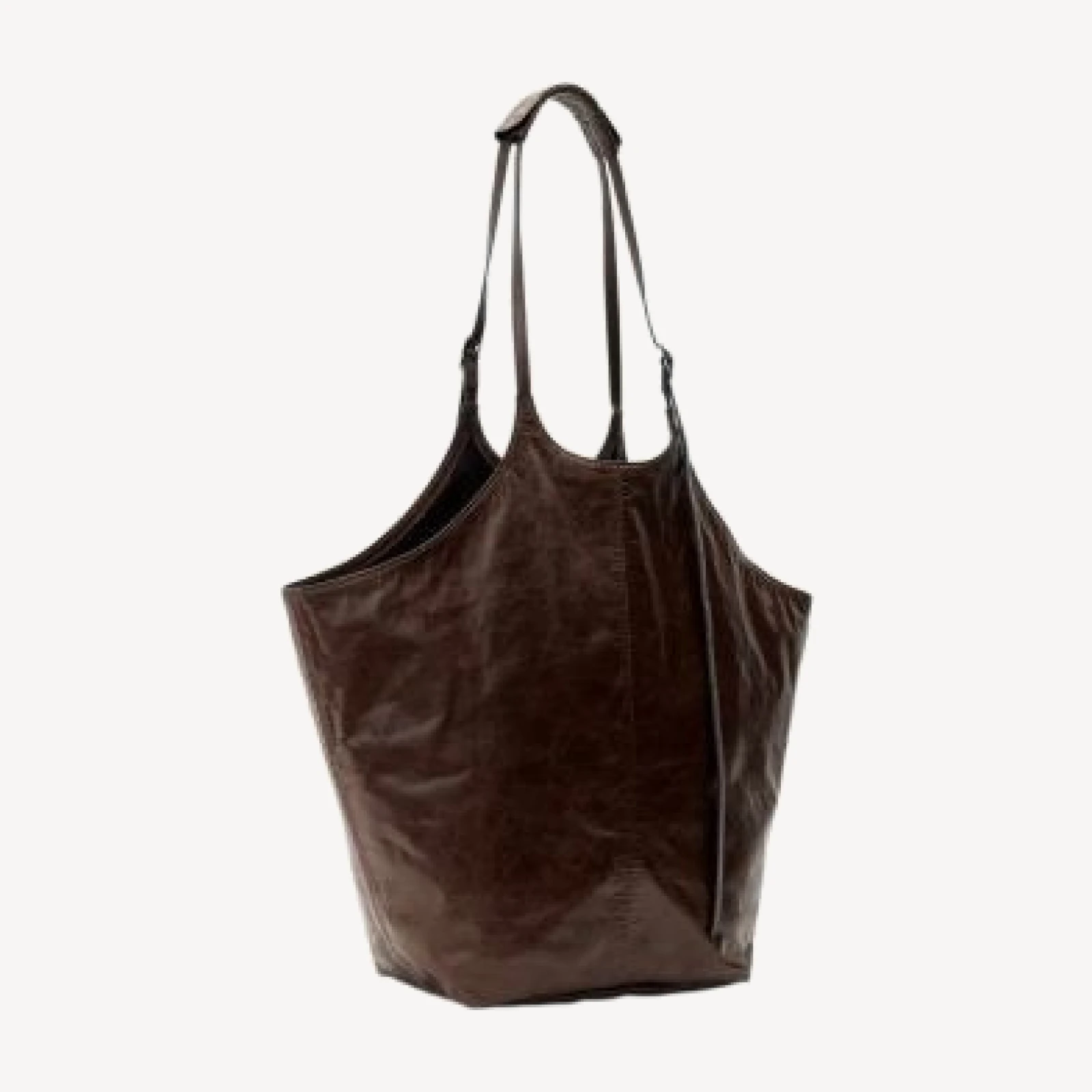 Allsaints Siloh Overspill Leather Tote
