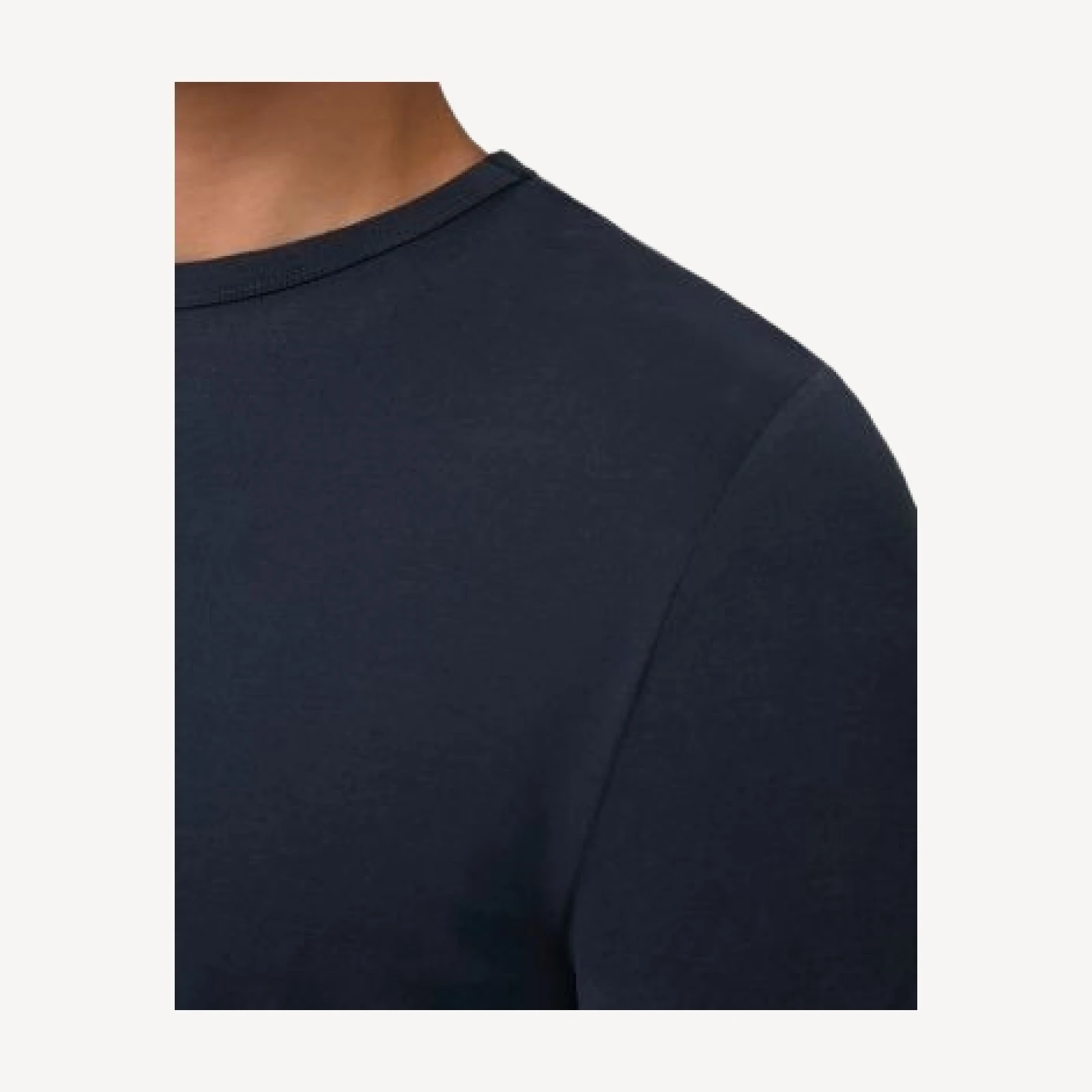 Reiss Plain Stretch Cotton Tee