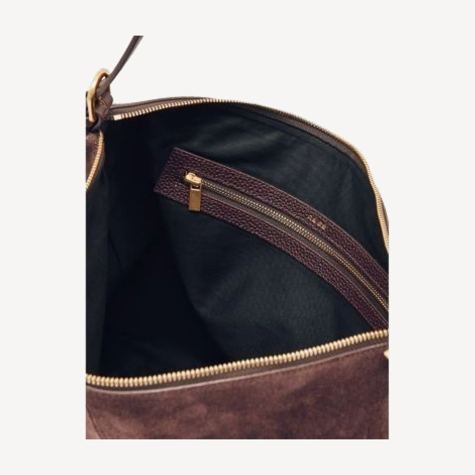 Reiss Vigo Suede & Grain Leather Tote
