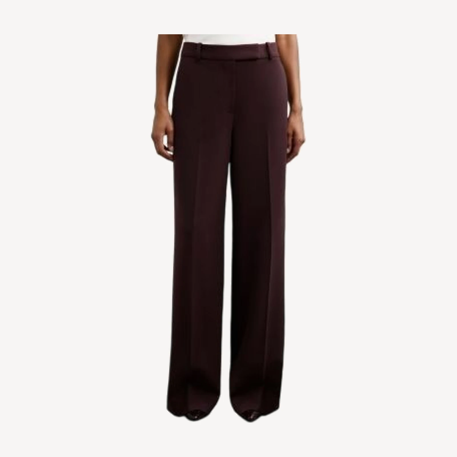 Reiss Gabi Wide Leg Trousers