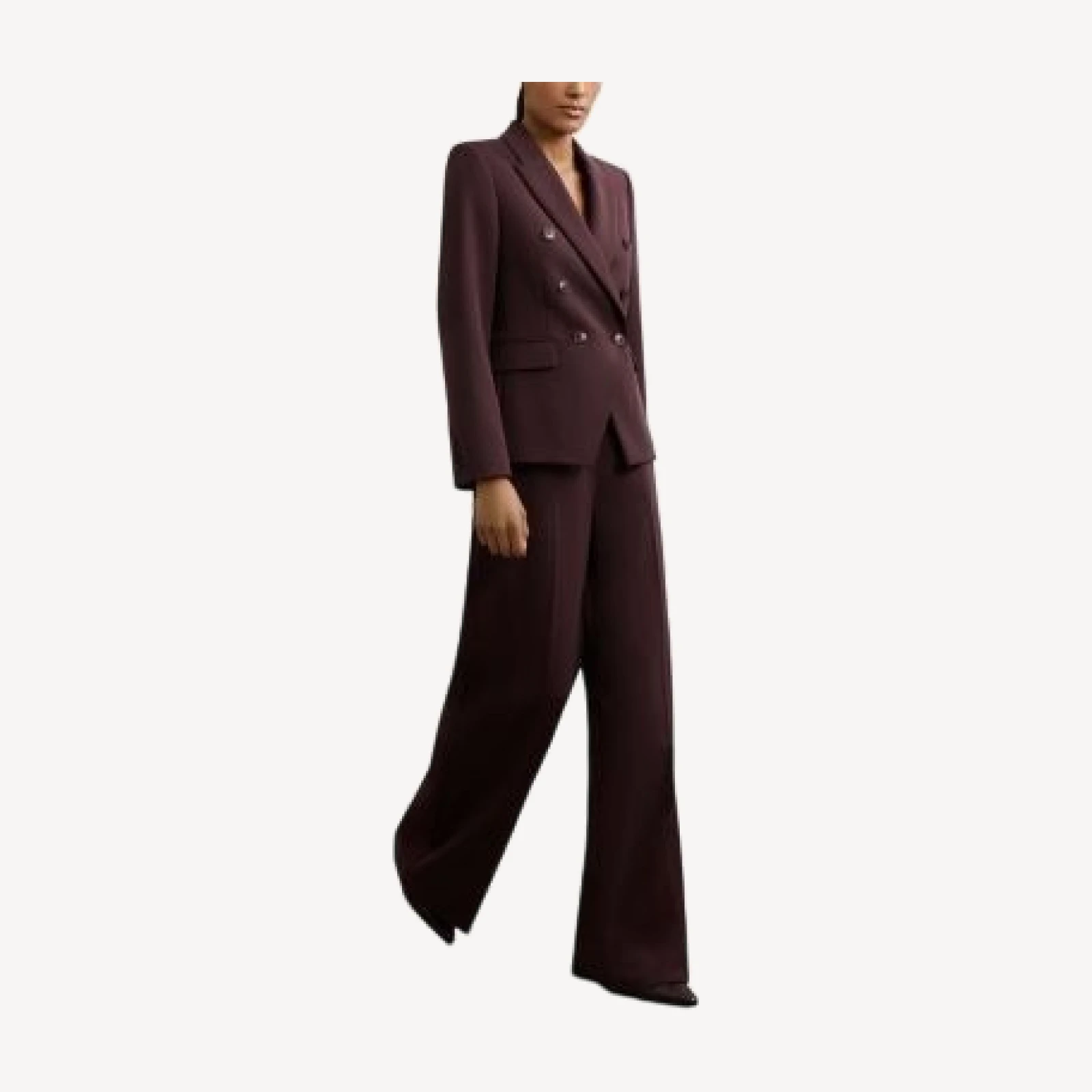 Reiss Gabi Wide Leg Trousers