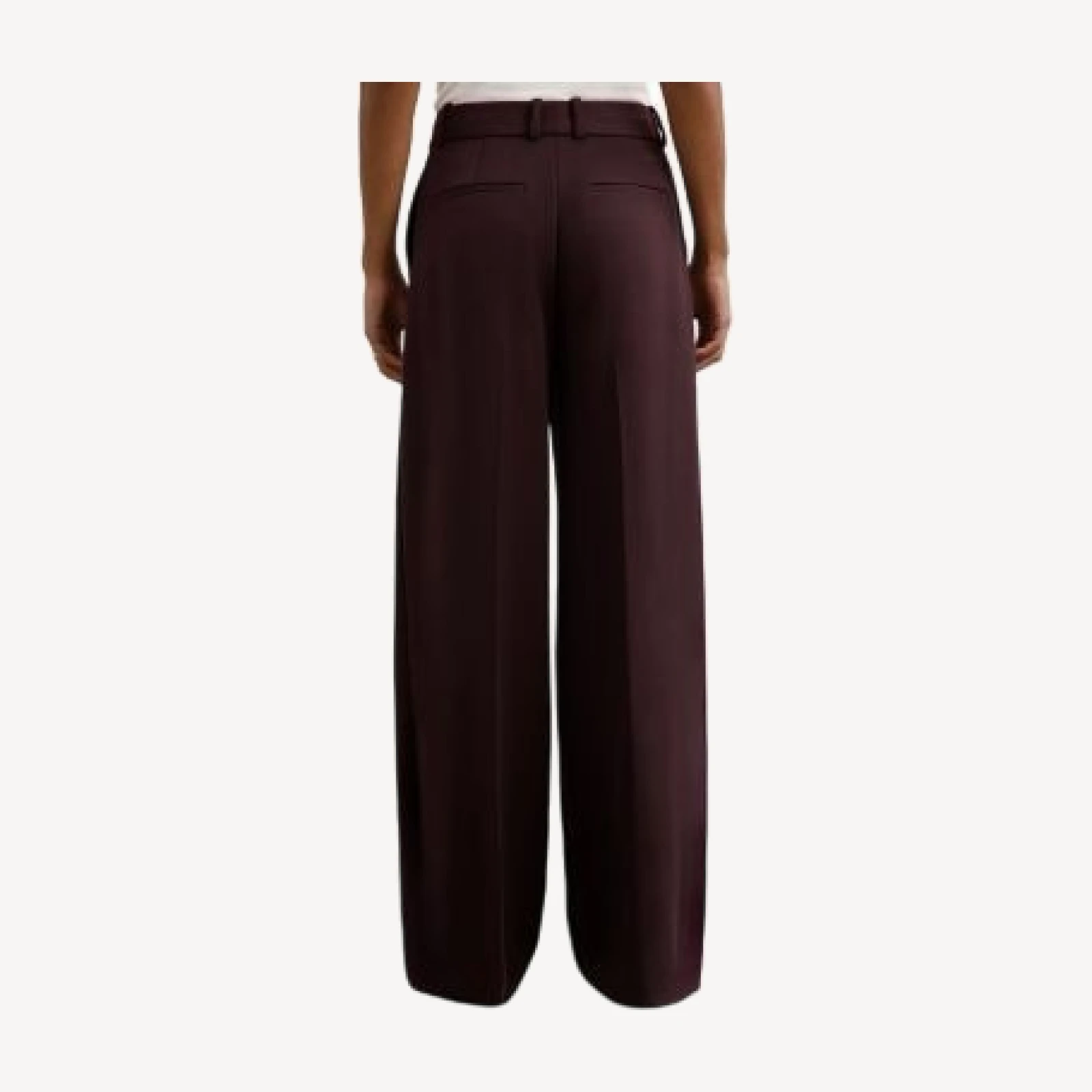 Reiss Gabi Wide Leg Trousers