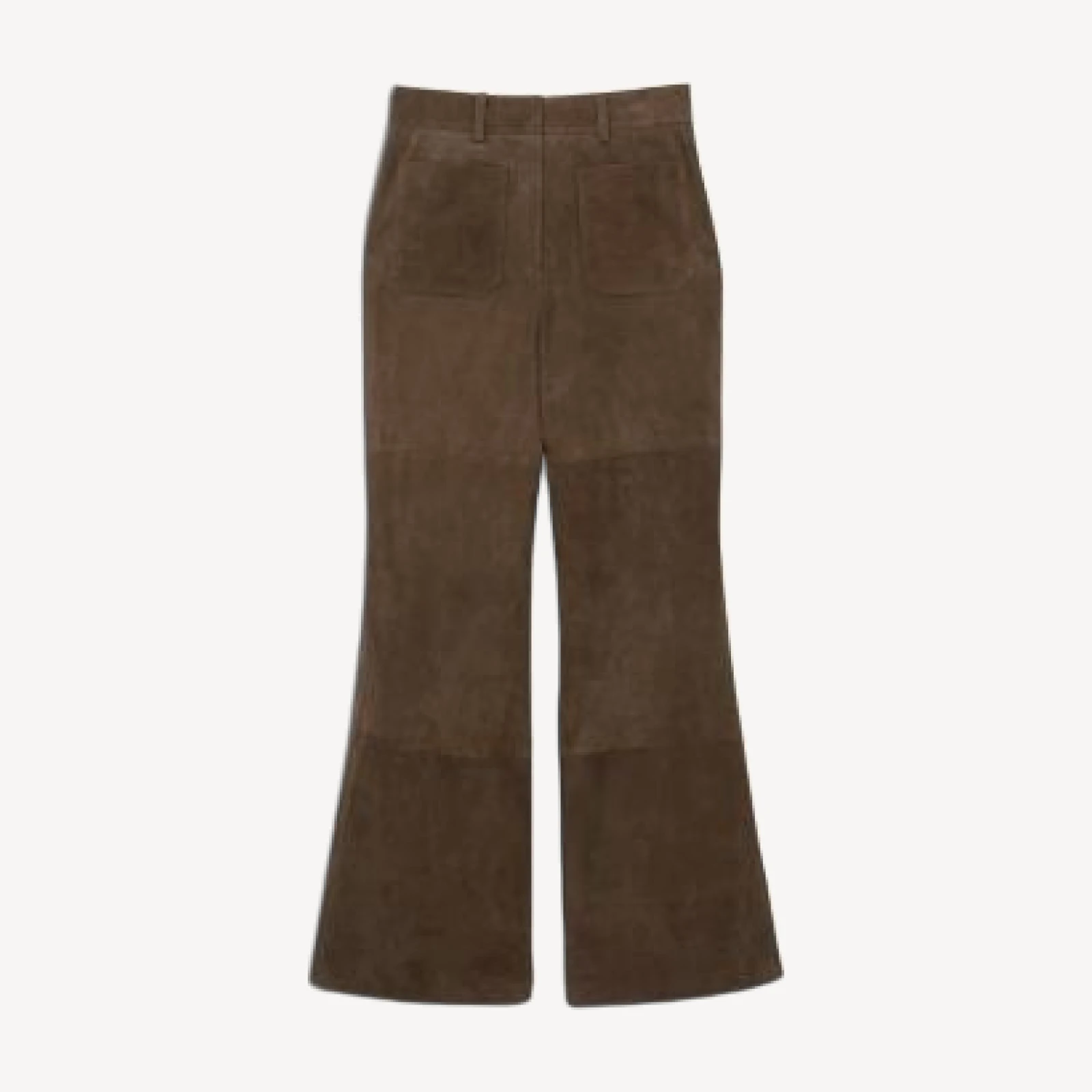 Reiss Priya Flare Leg Suede Pants