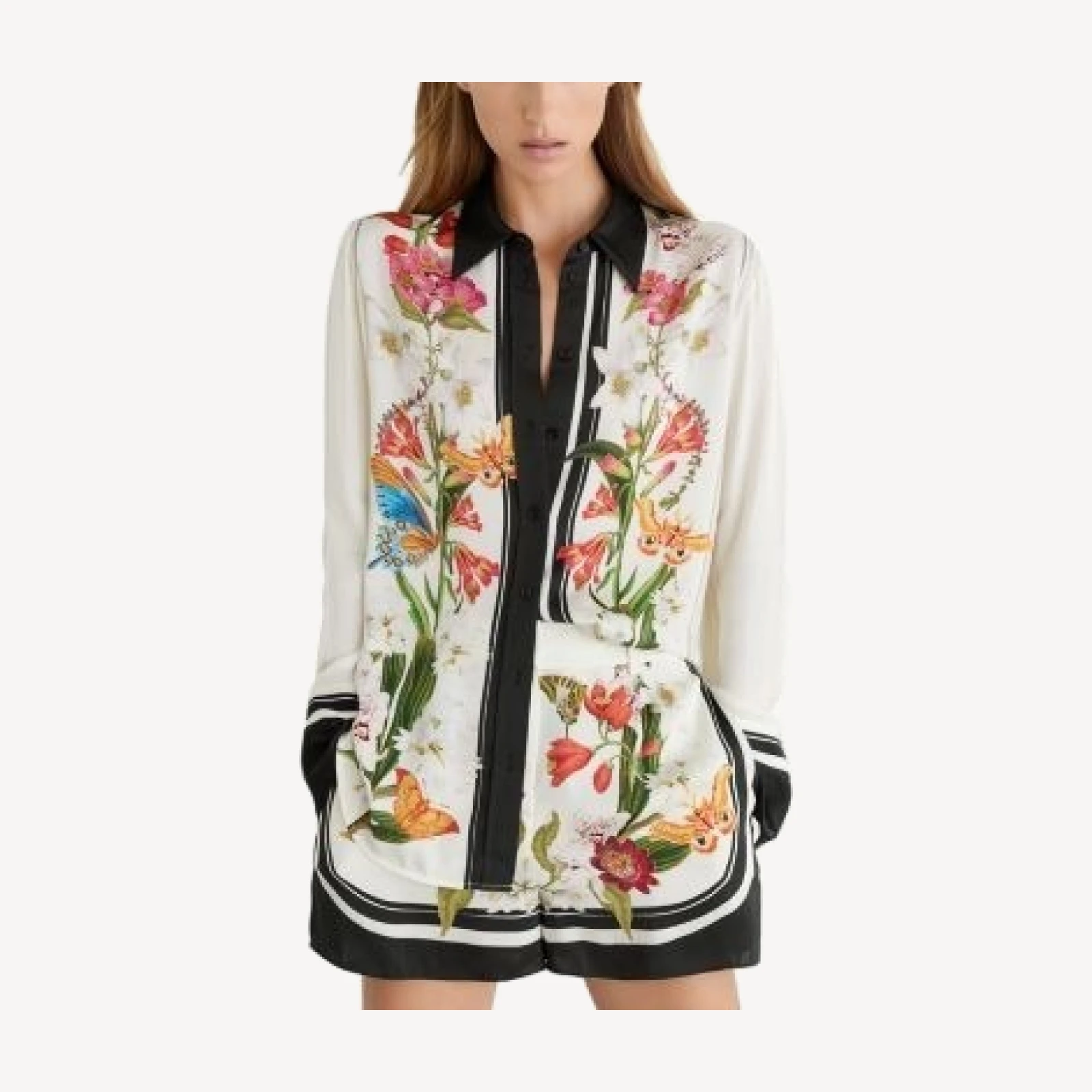 Reiss Selina Satin Shirt