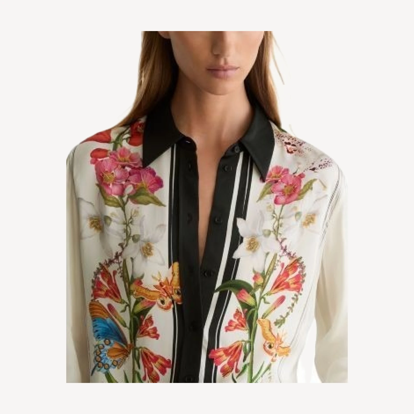 Reiss Selina Satin Shirt