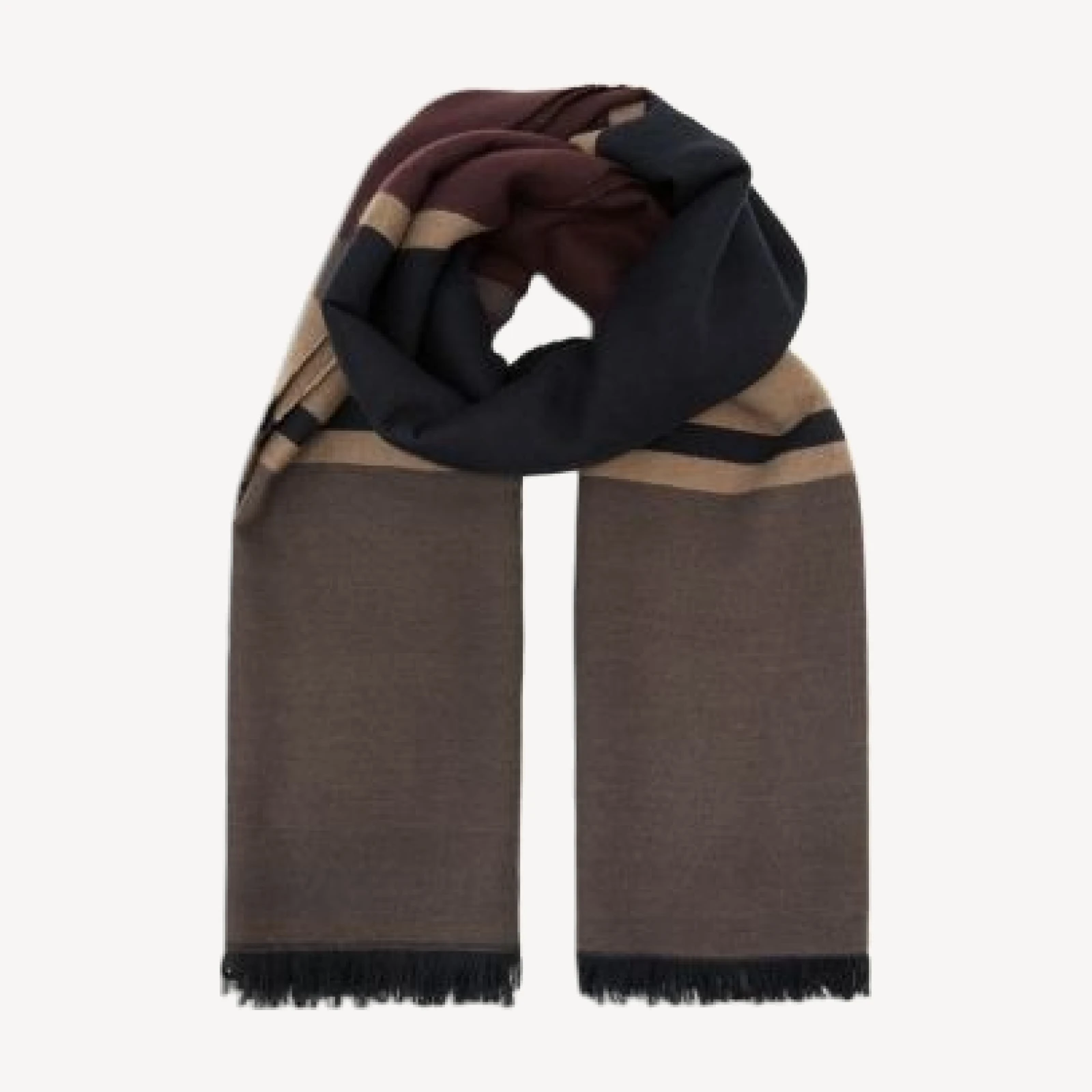 Reiss Cynthia Color Blocked Scarf