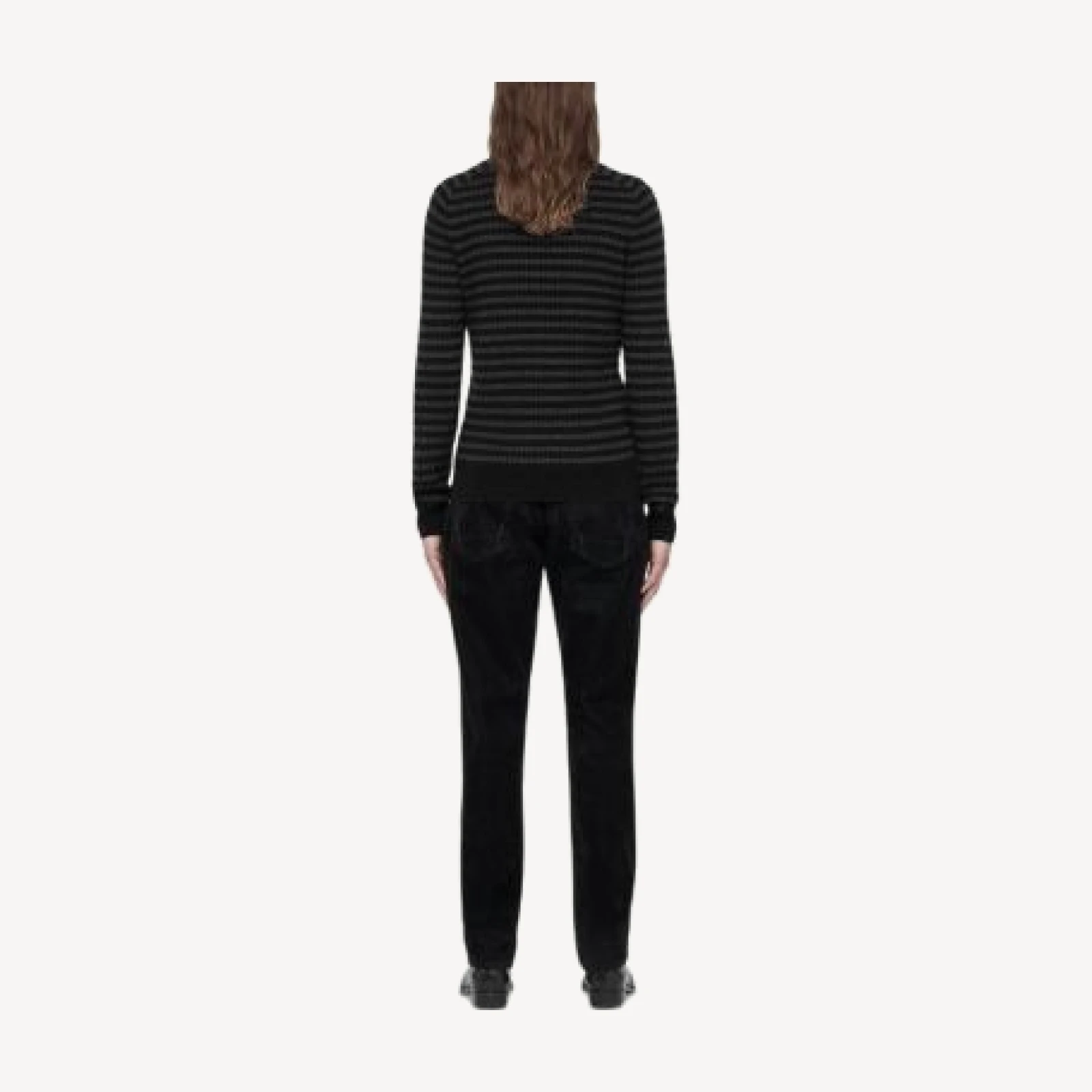 Allsaints Arlo Striped Crewneck Sweater