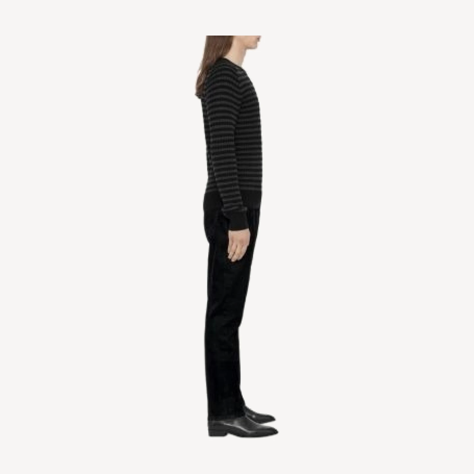 Allsaints Arlo Striped Crewneck Sweater