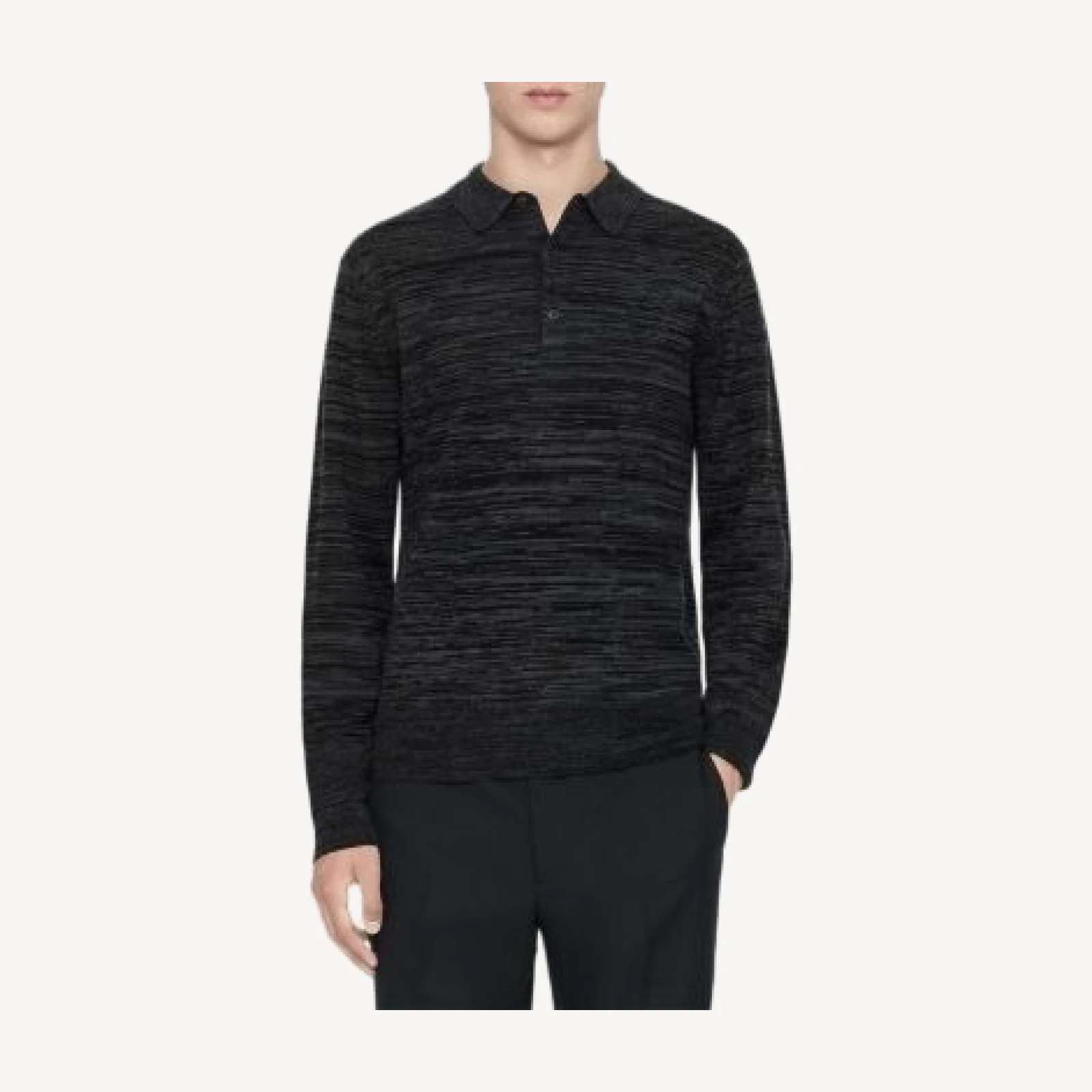 Allsaints Beton Wool Polo Sweater