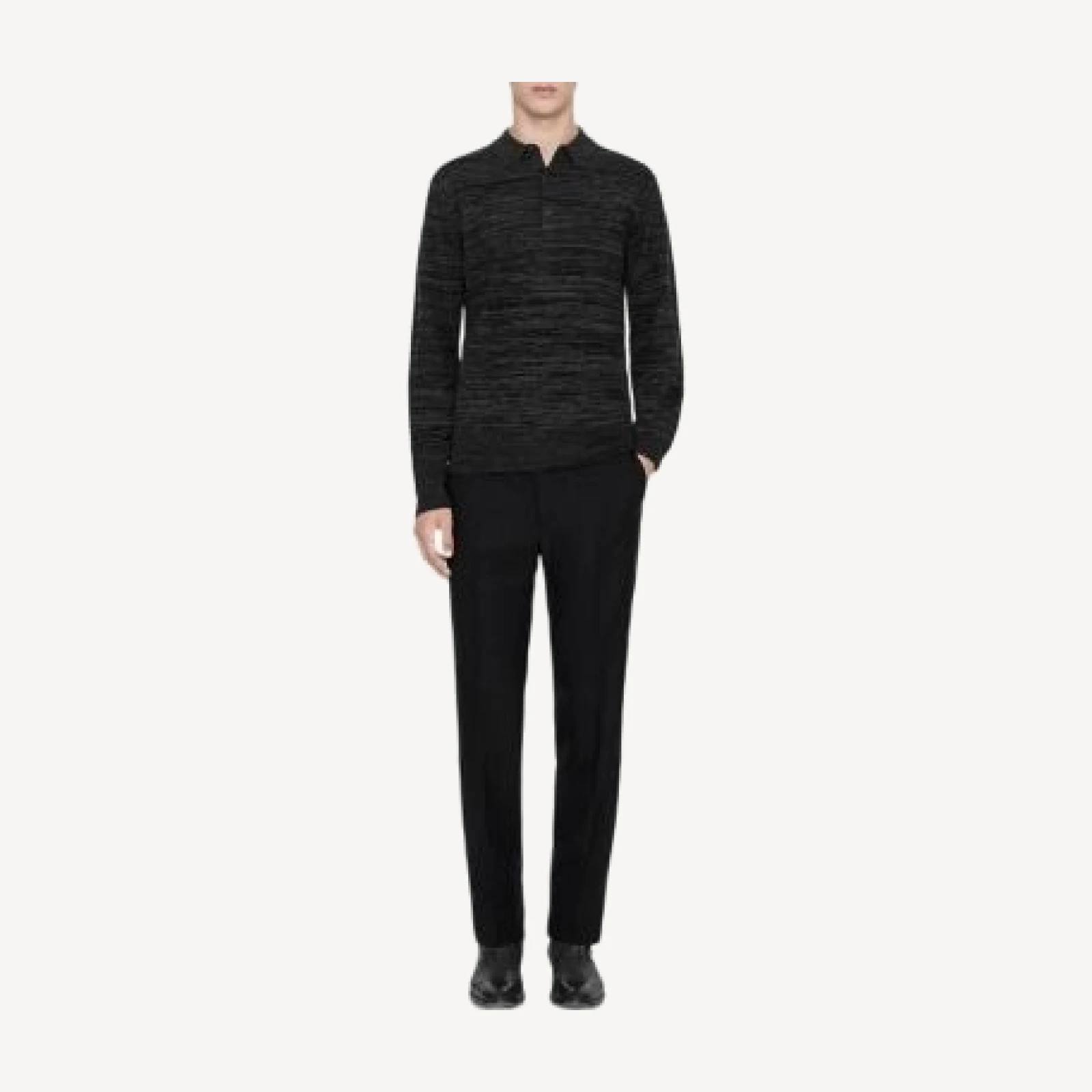Allsaints Beton Wool Polo Sweater