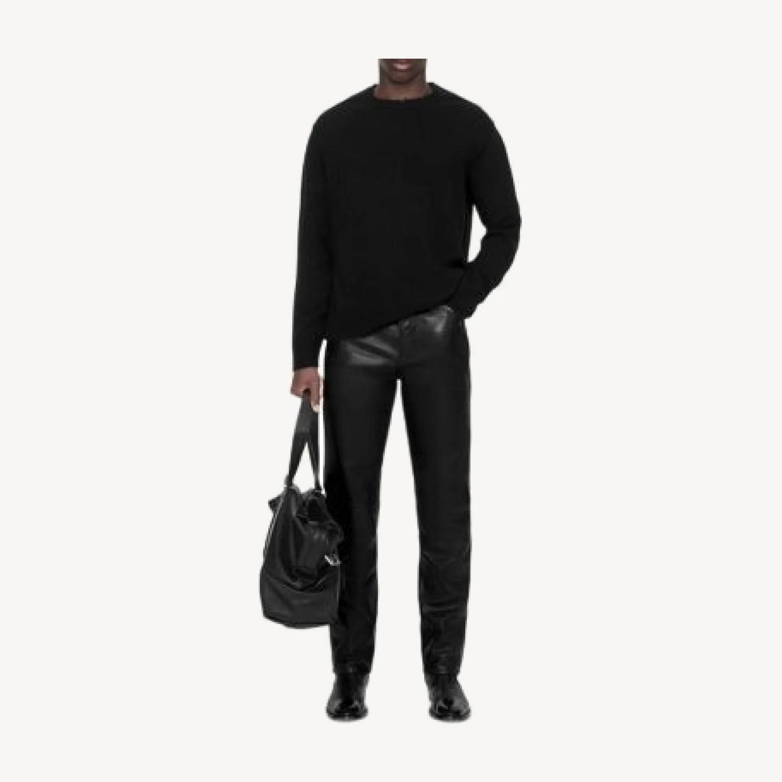 Allsaints Remus Distressed Wool Blend Sweater