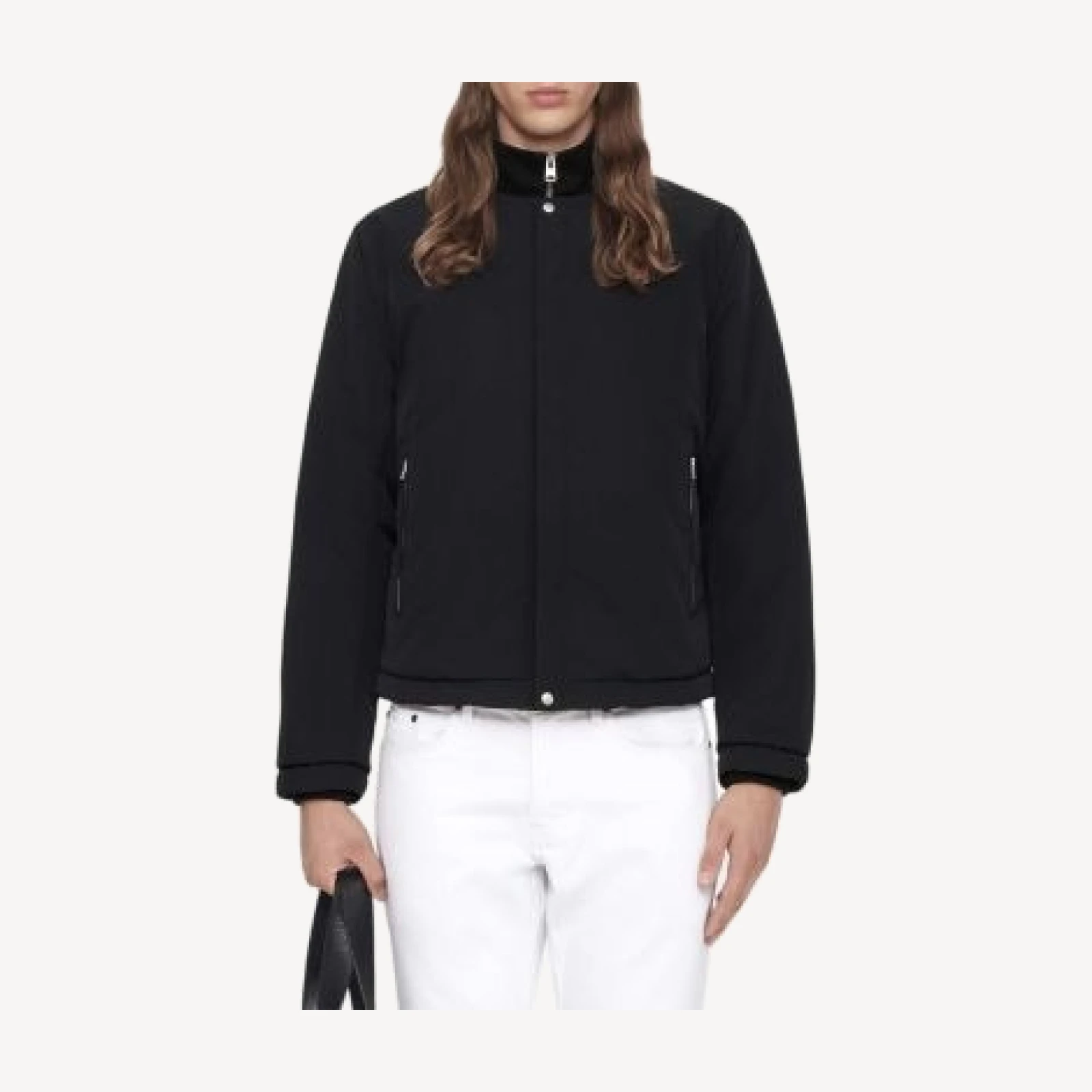 Allsaints Rusland Padded Stand Collar Jacket