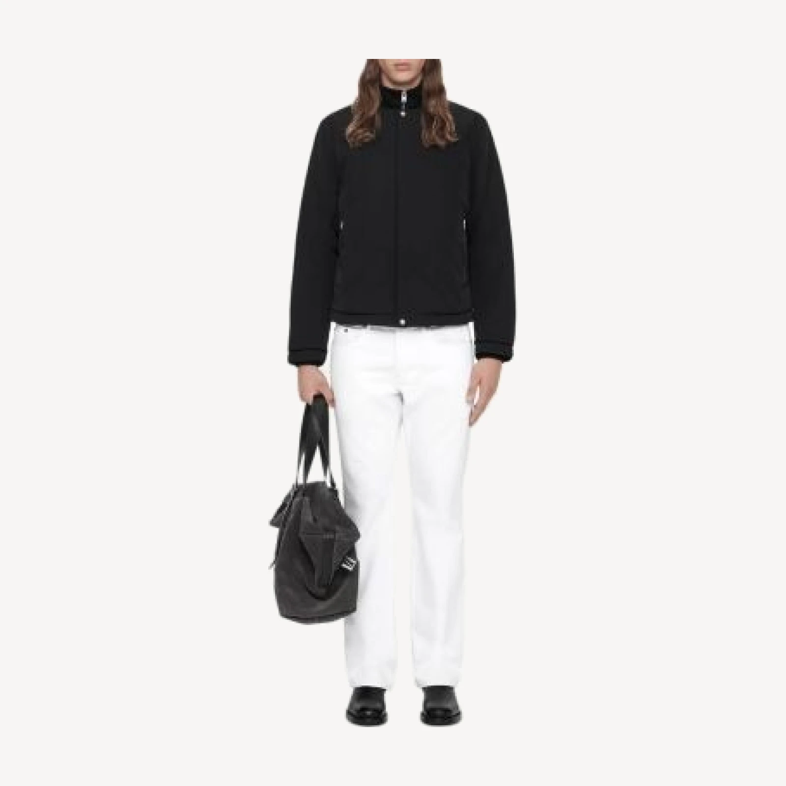 Allsaints Rusland Padded Stand Collar Jacket