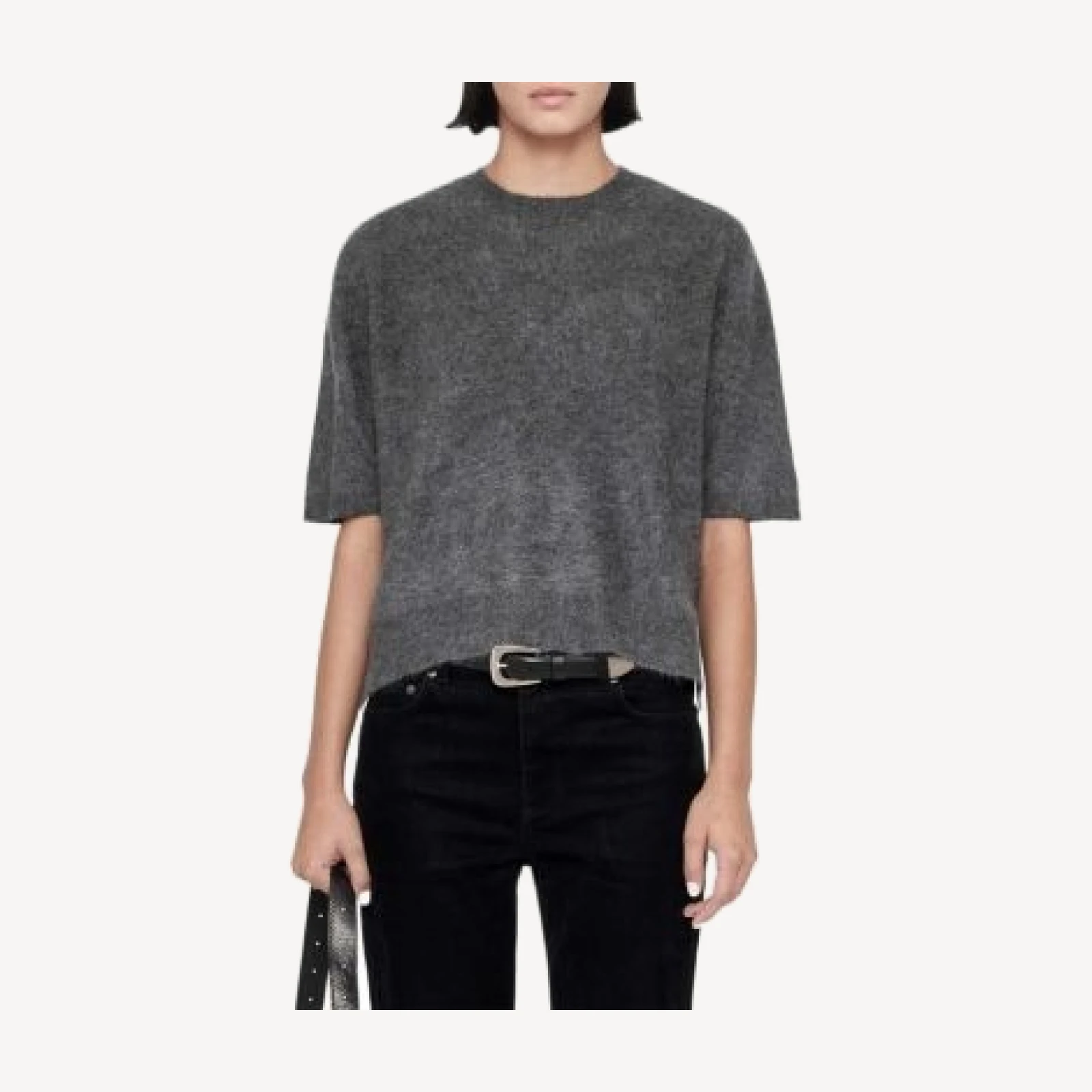 Allsaints Ada Brushed Cashmere Tee