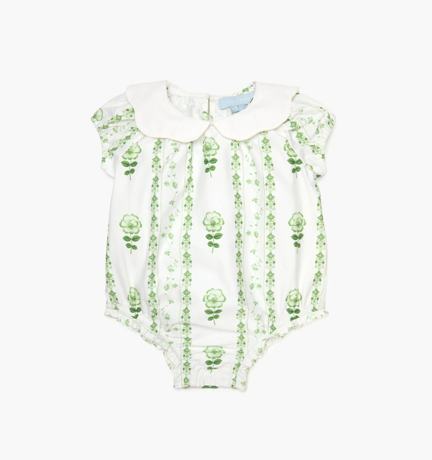 The Baby Nova Bubble - White/Green Arcadia Border