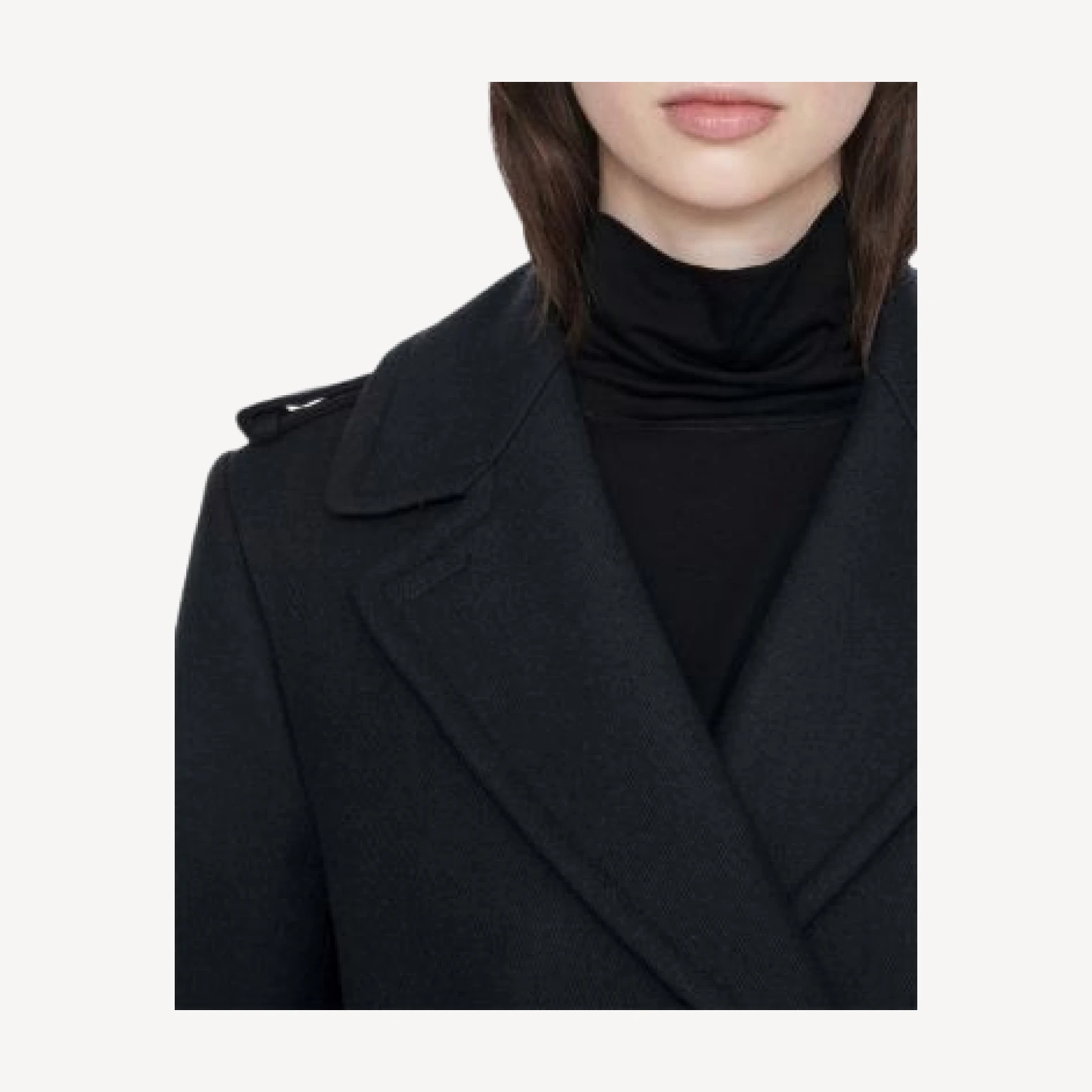 Allsaints Brescia Wool & Cotton Trench Coat