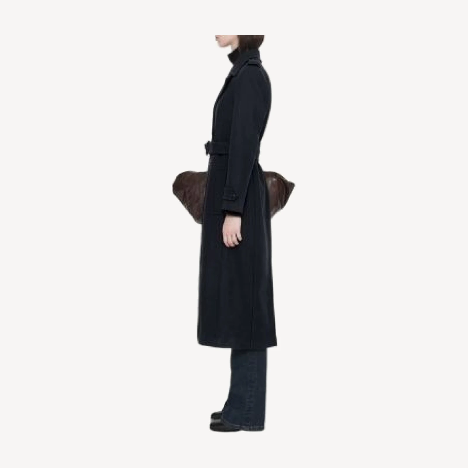 Allsaints Brescia Wool & Cotton Trench Coat