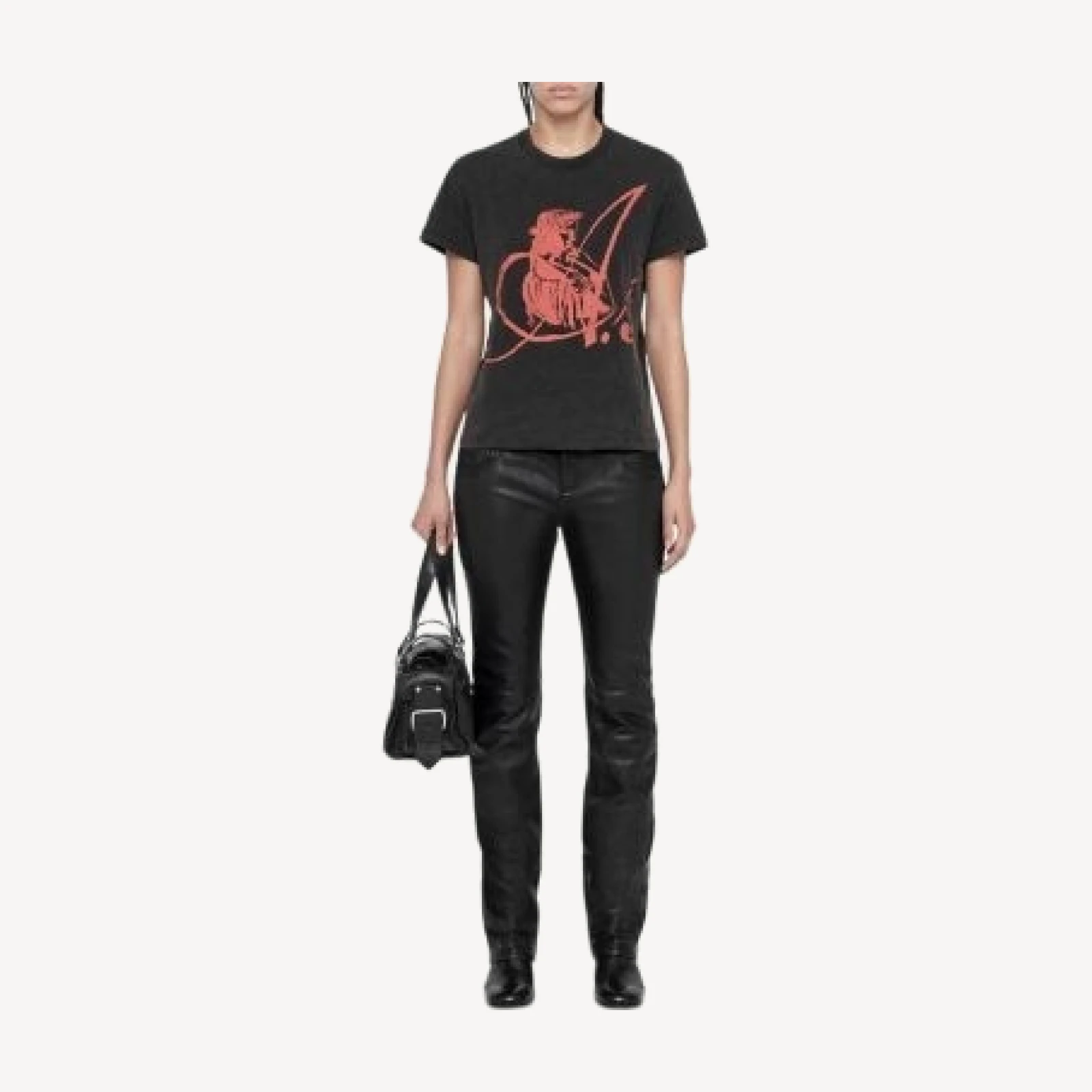 Allsaints Statue Addi Cotton Blend Graphic Tee