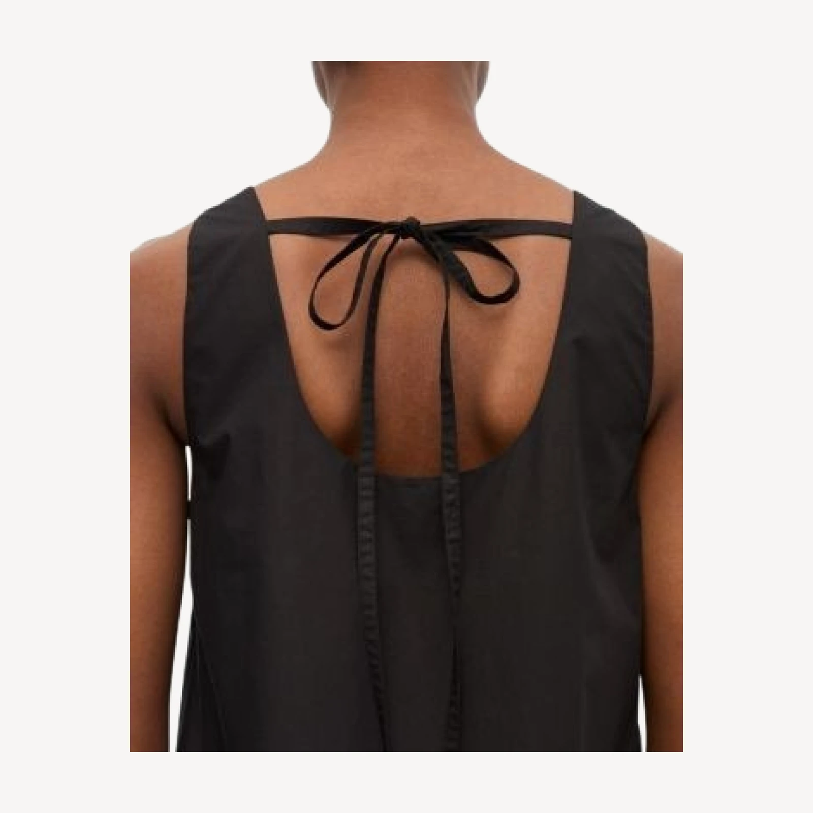 Ganni U Neck Ruffled Dress