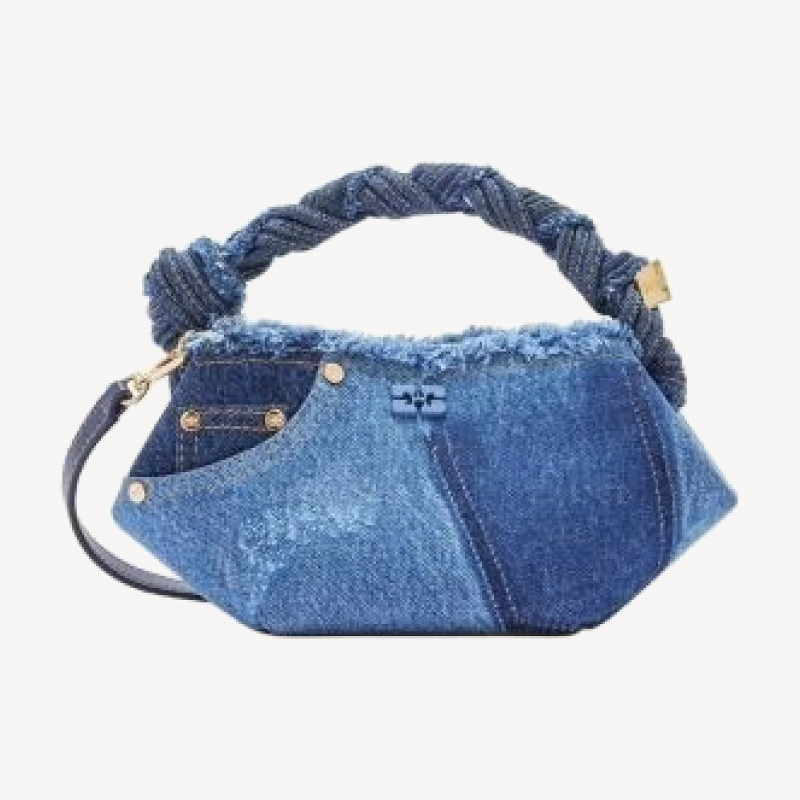 Ganni Bou Mini Denim Bag