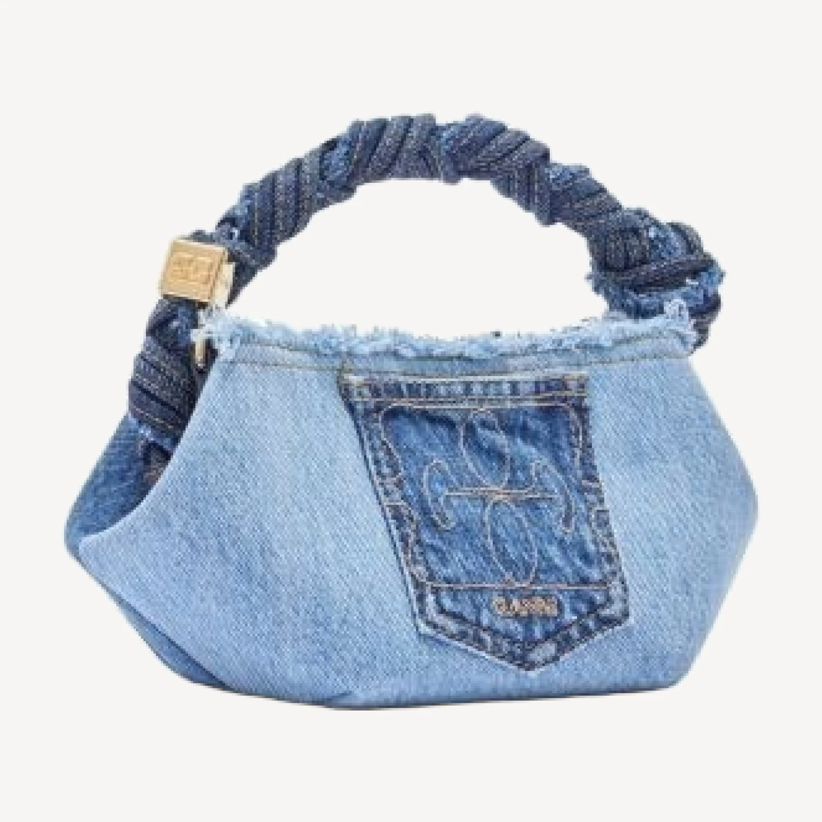 Ganni Bou Mini Denim Bag