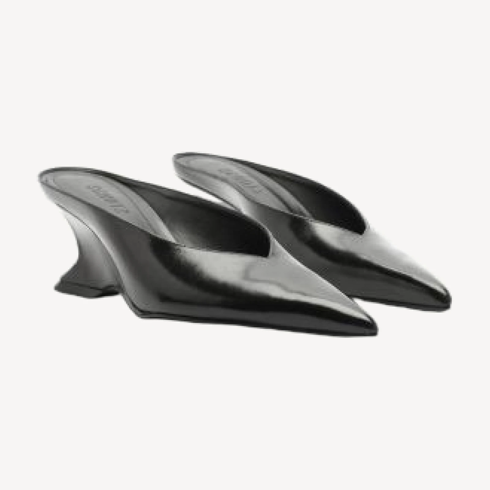 Schutz Women's Siena Leather Wedge Mules