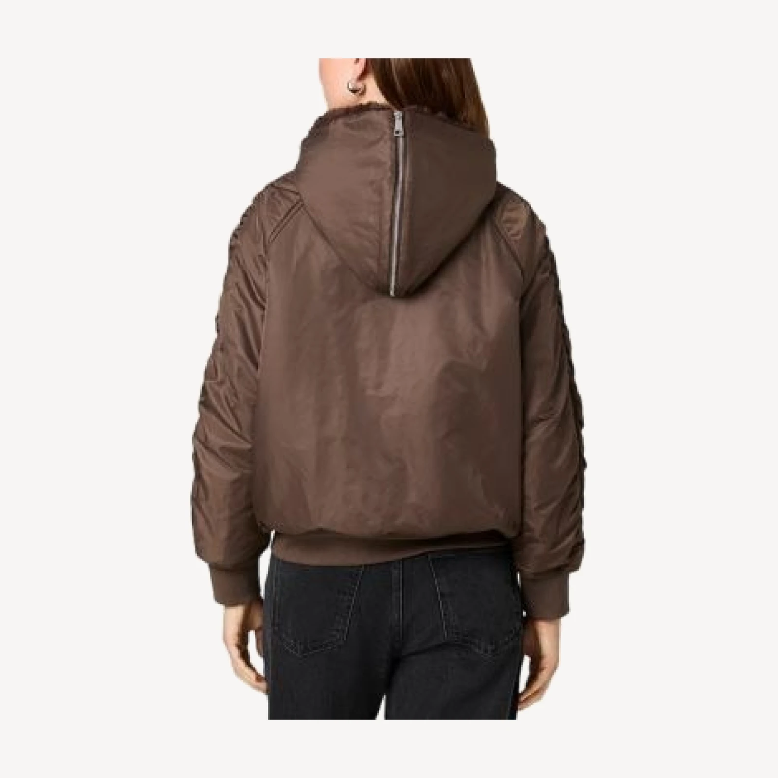 French Connection Hooded Zip Front Jacket
