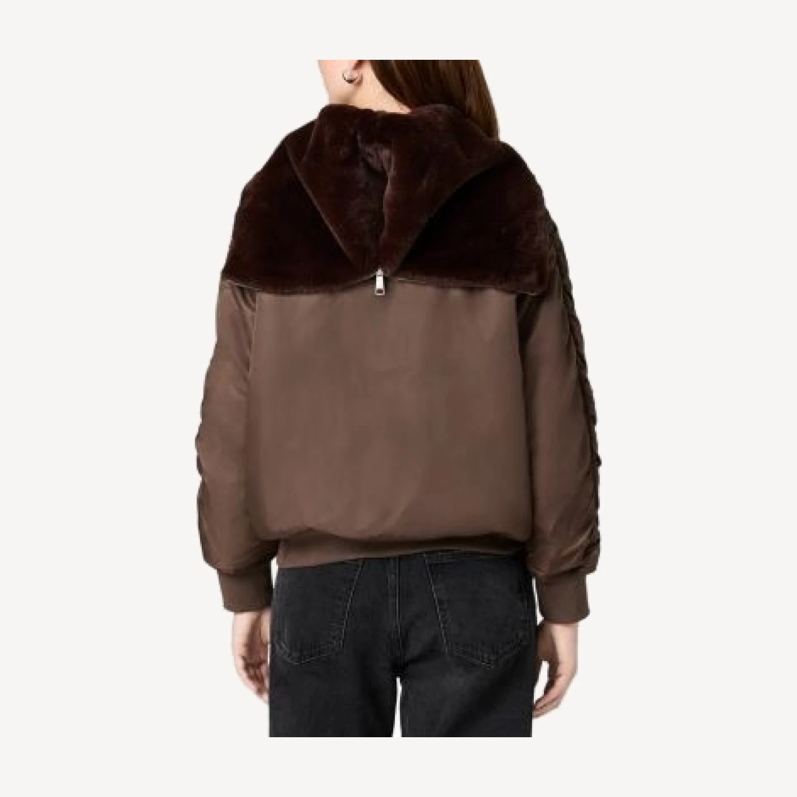 French Connection Hooded Zip Front Jacket