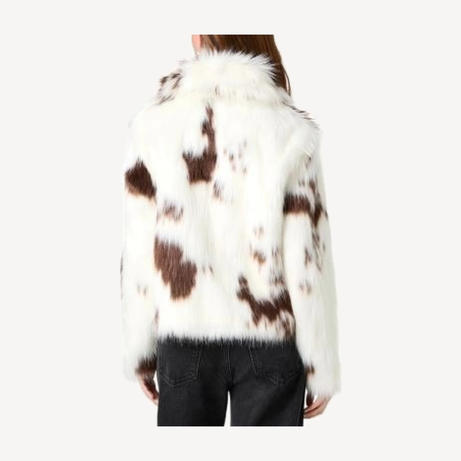 French Connection Faux Fur Collared Jacket
