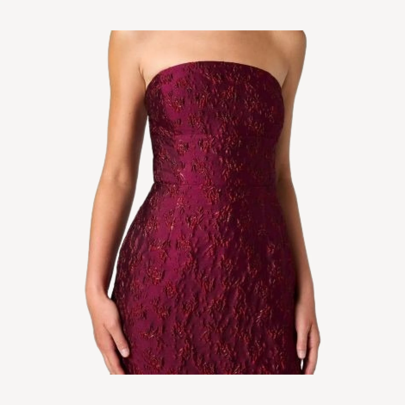 French Connection Anaya Floral Jacquard Midi Dress