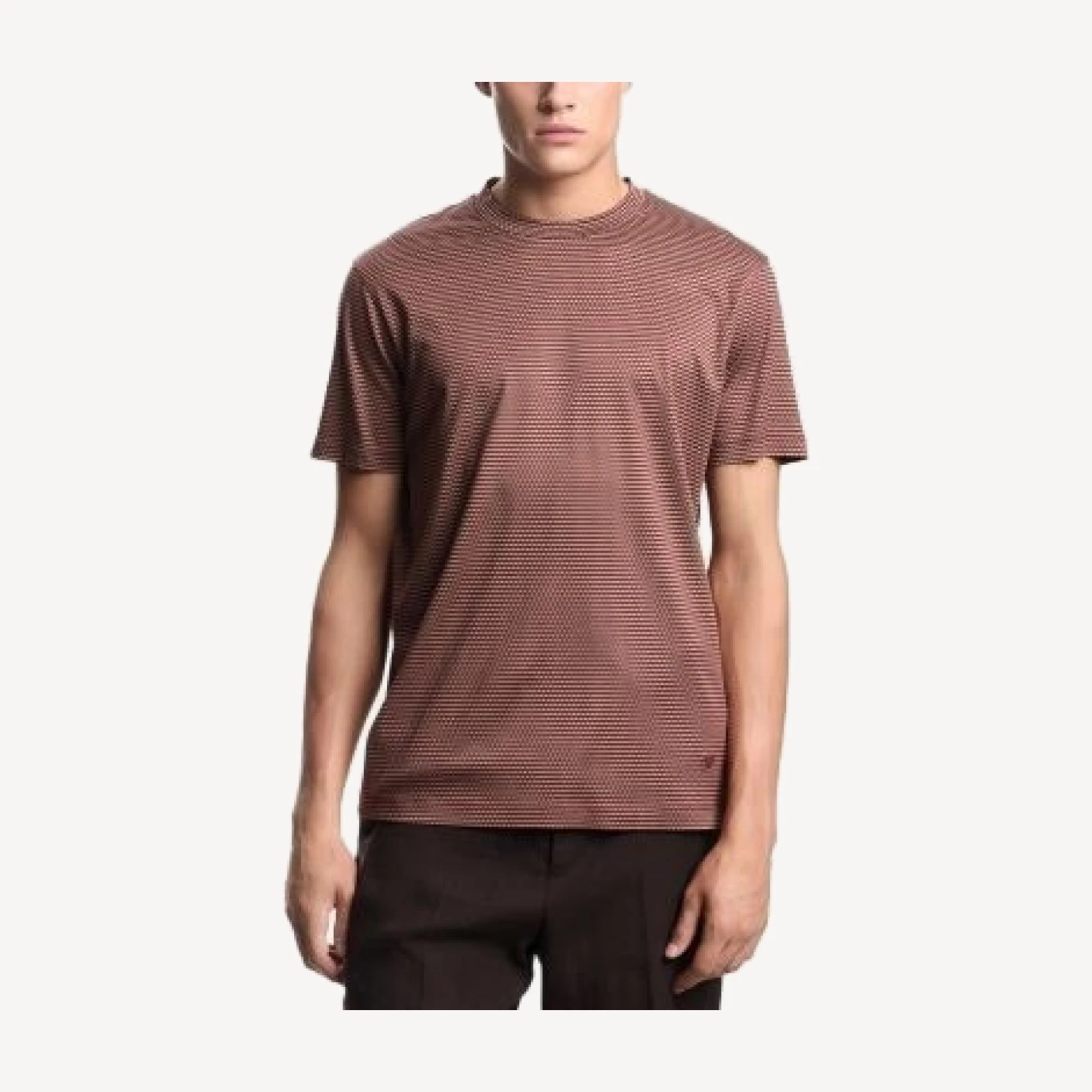 Emporio Armani Two Tone Print Tee
