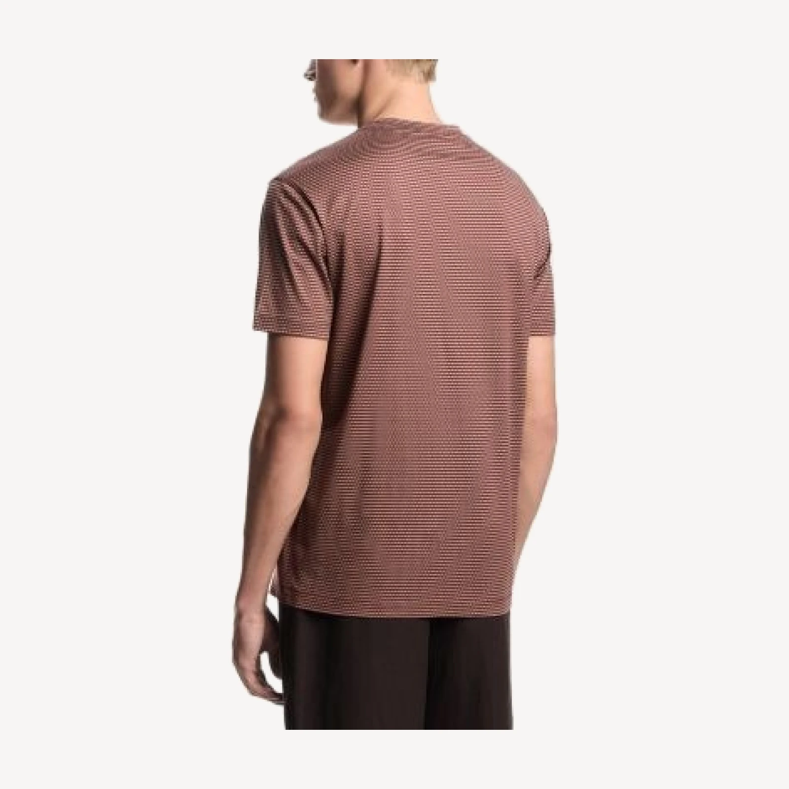 Emporio Armani Two Tone Print Tee