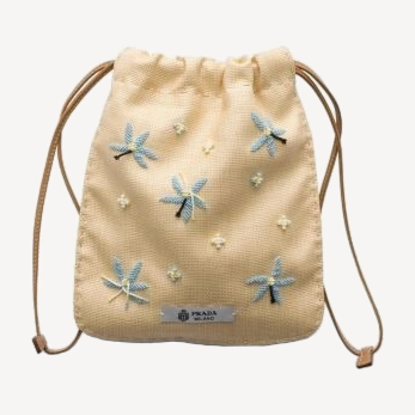 Prada Embroidered Canvas Smartphone Case