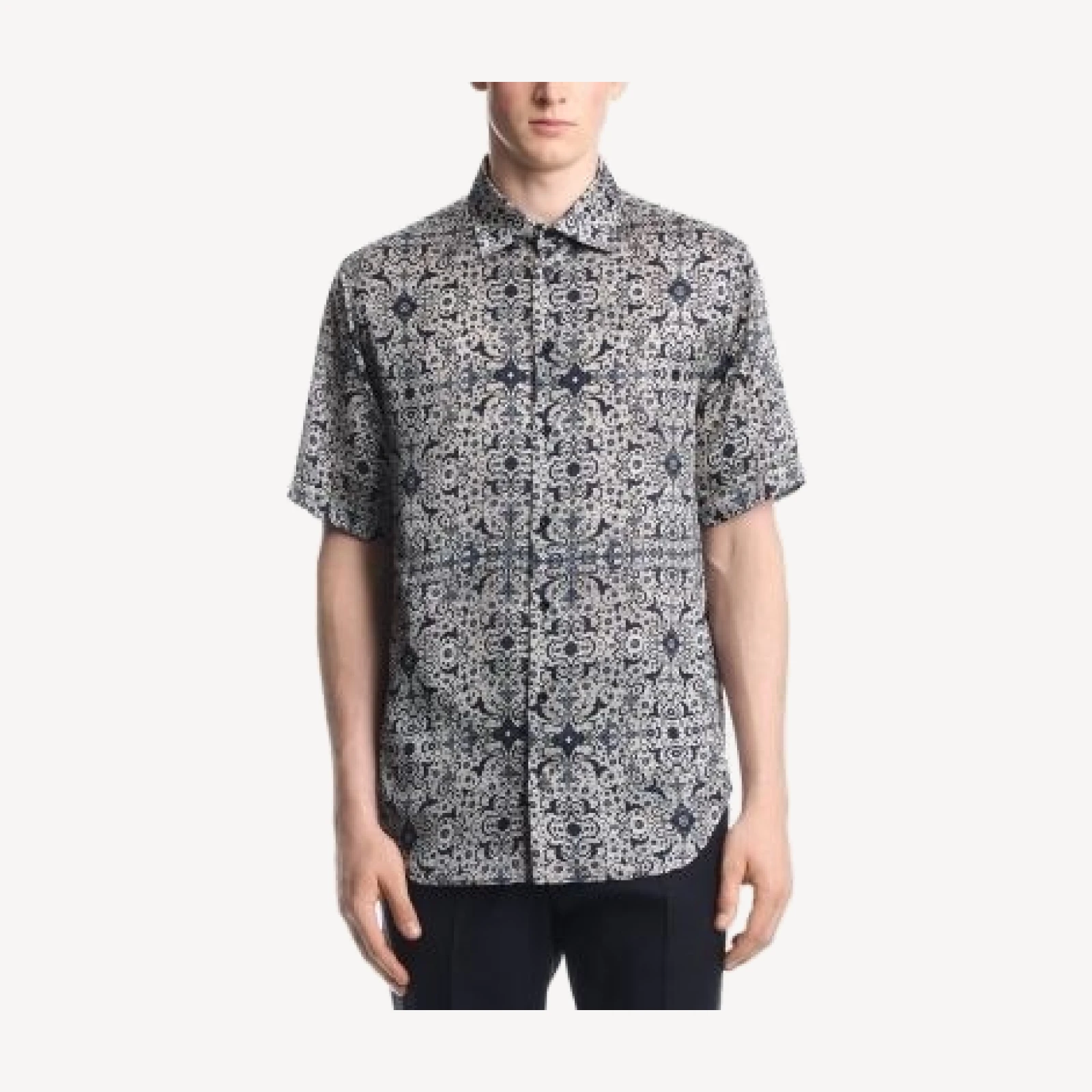 Emporio Armani Short Sleeve Printed Shirt