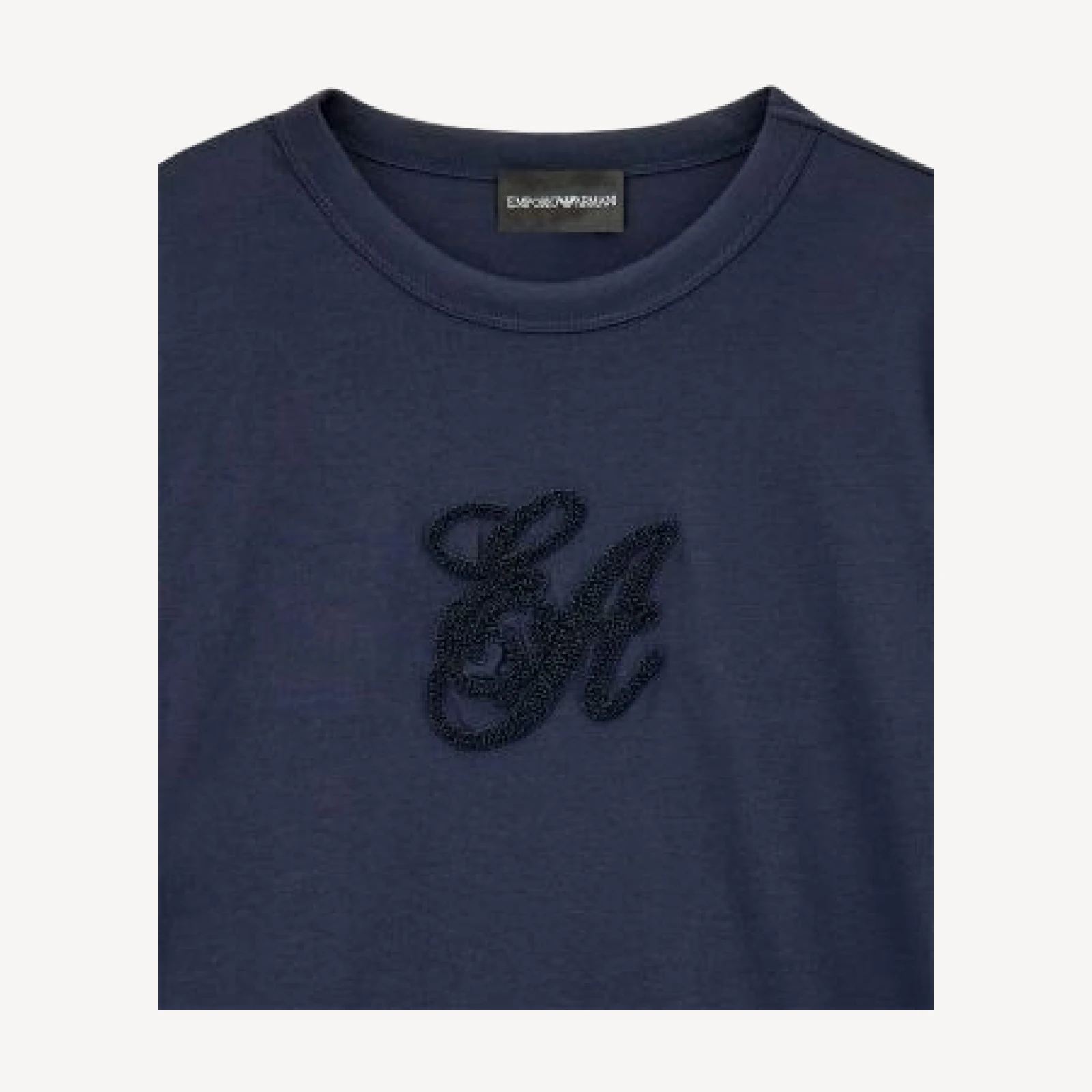 Emporio Armani Script Logo Cotton Tee