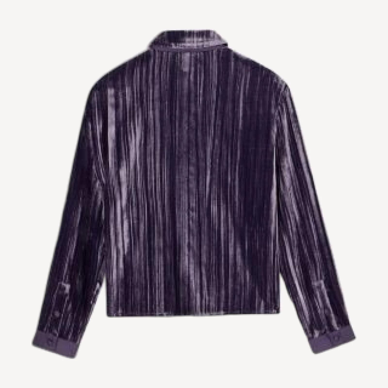 Emporio Armani Pleated Velvet Shirt